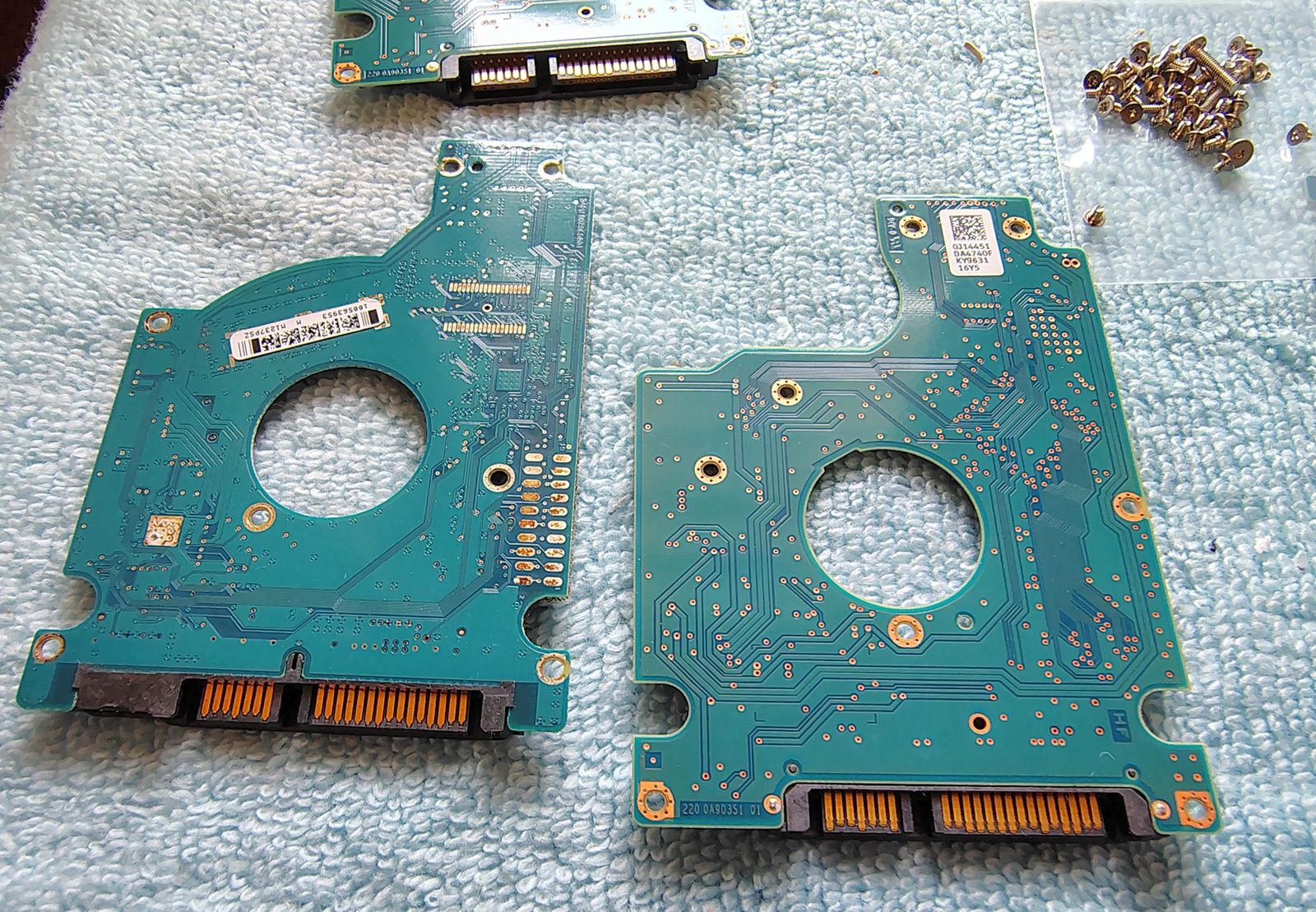 Scrap Gold Recovery Parts HDD Hard Disk Drive Circuit Controller Boards Lot of 17 - Image 17