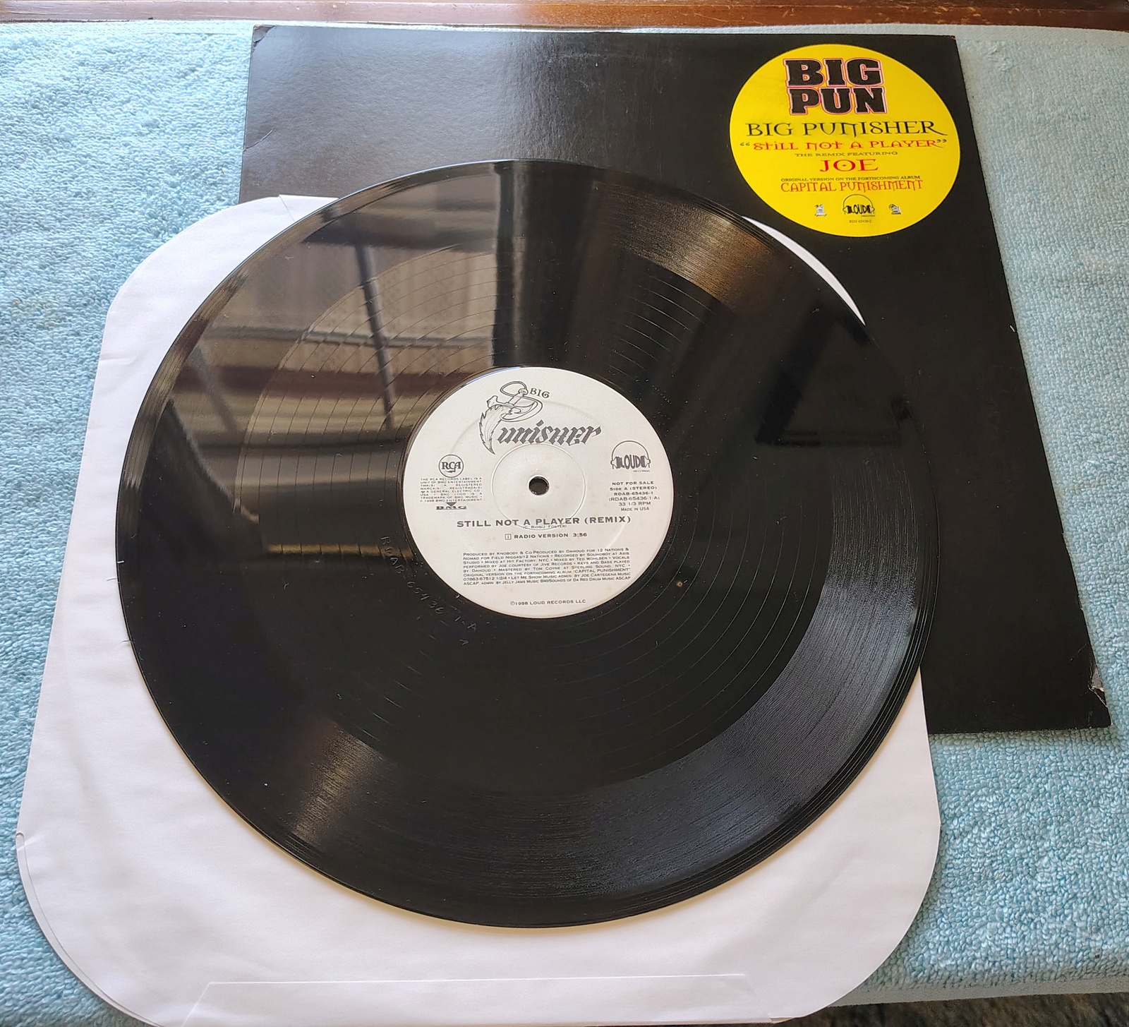 Big Pun Punisher Still Not A Player Rap Hip Hop LP Vinyl Record 12" 33RPM 1998