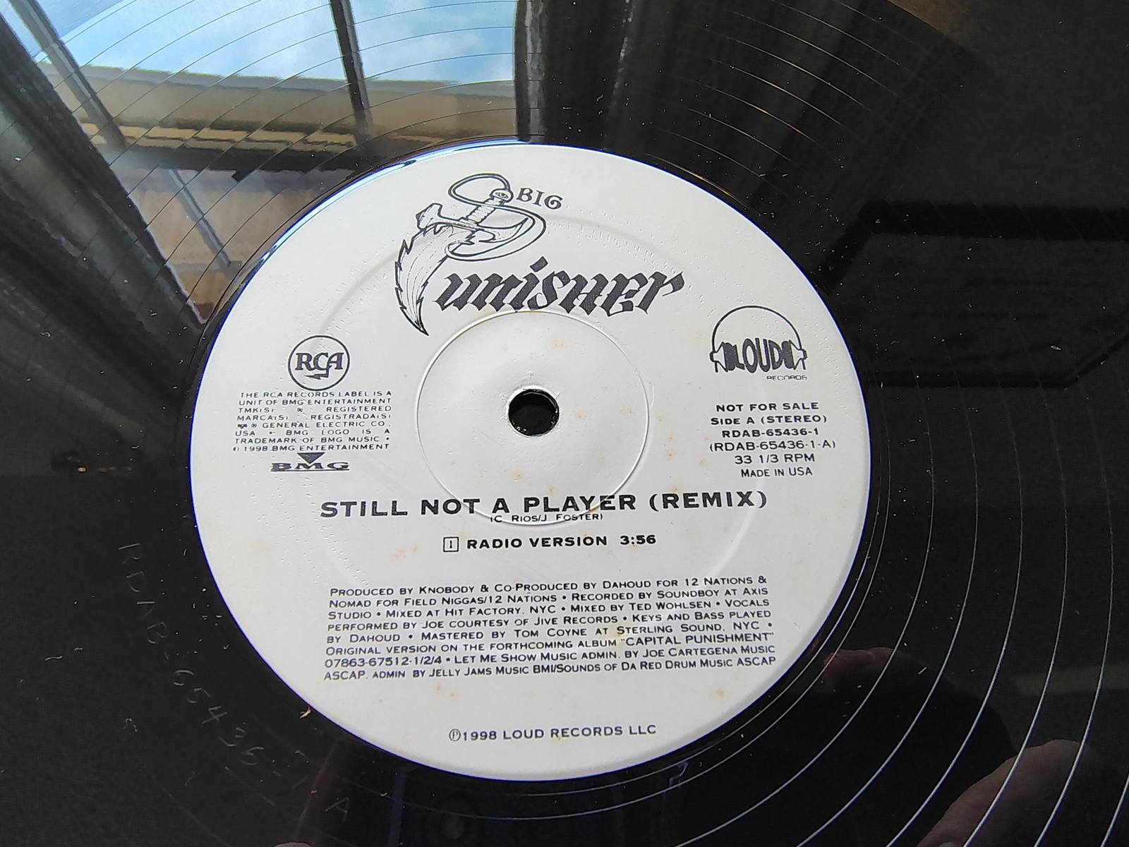 Big Pun Punisher Still Not A Player Rap Hip Hop LP Vinyl Record 12" 33RPM 1998 - Image 2