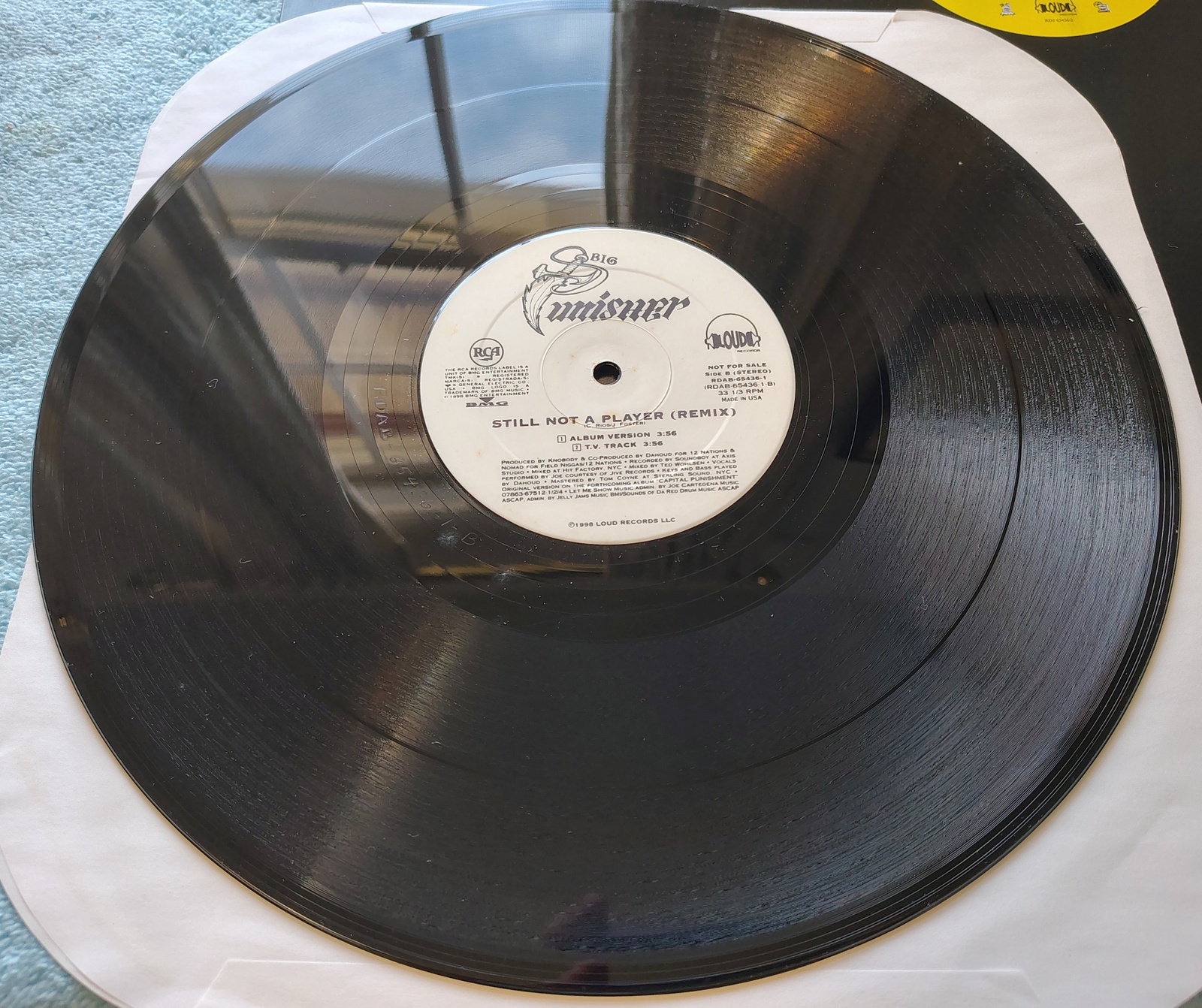 Big Pun Punisher Still Not A Player Rap Hip Hop LP Vinyl Record 12" 33RPM 1998 - Image 4