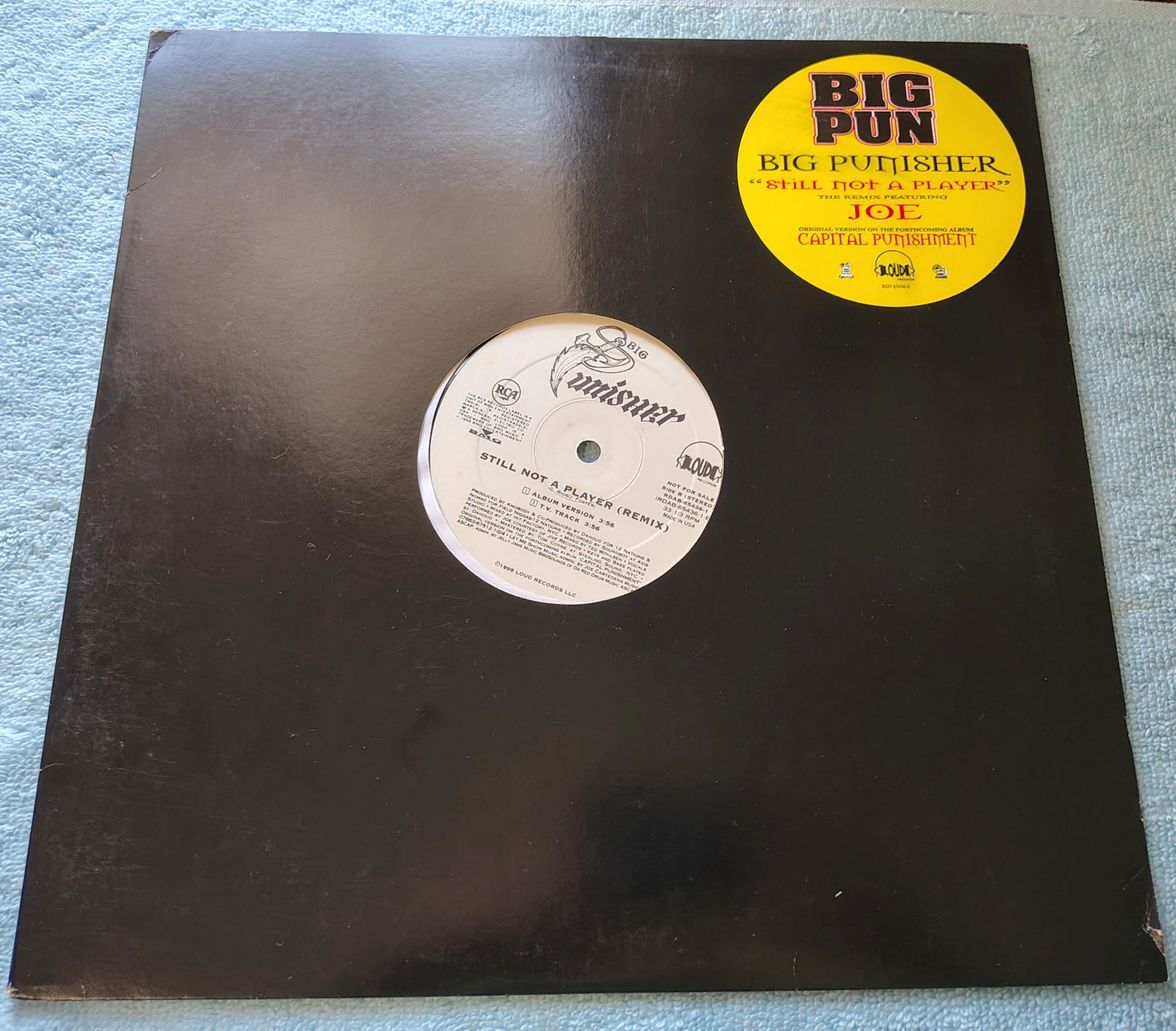 Big Pun Punisher Still Not A Player Rap Hip Hop LP Vinyl Record 12" 33RPM 1998 - Image 6