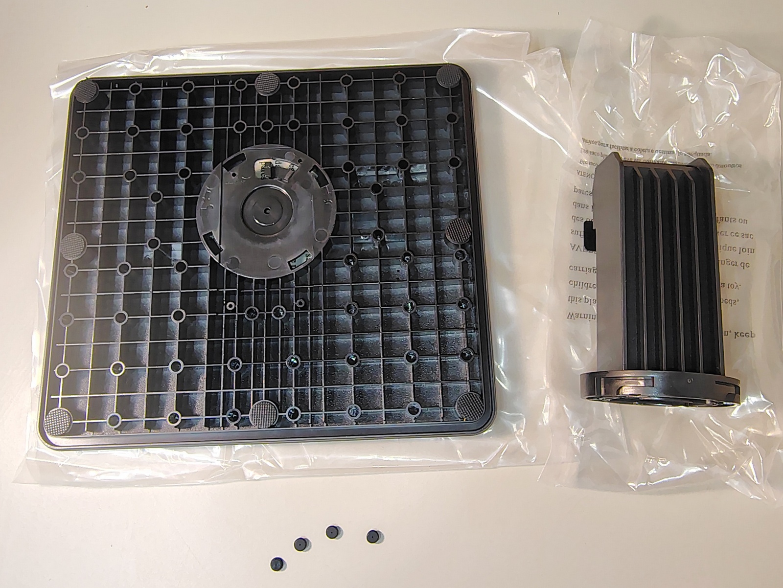 New Open Box Black ASRock PG27QRT1B Monitor Screen Stand Base Holder & Nubs 2024 - Image 4