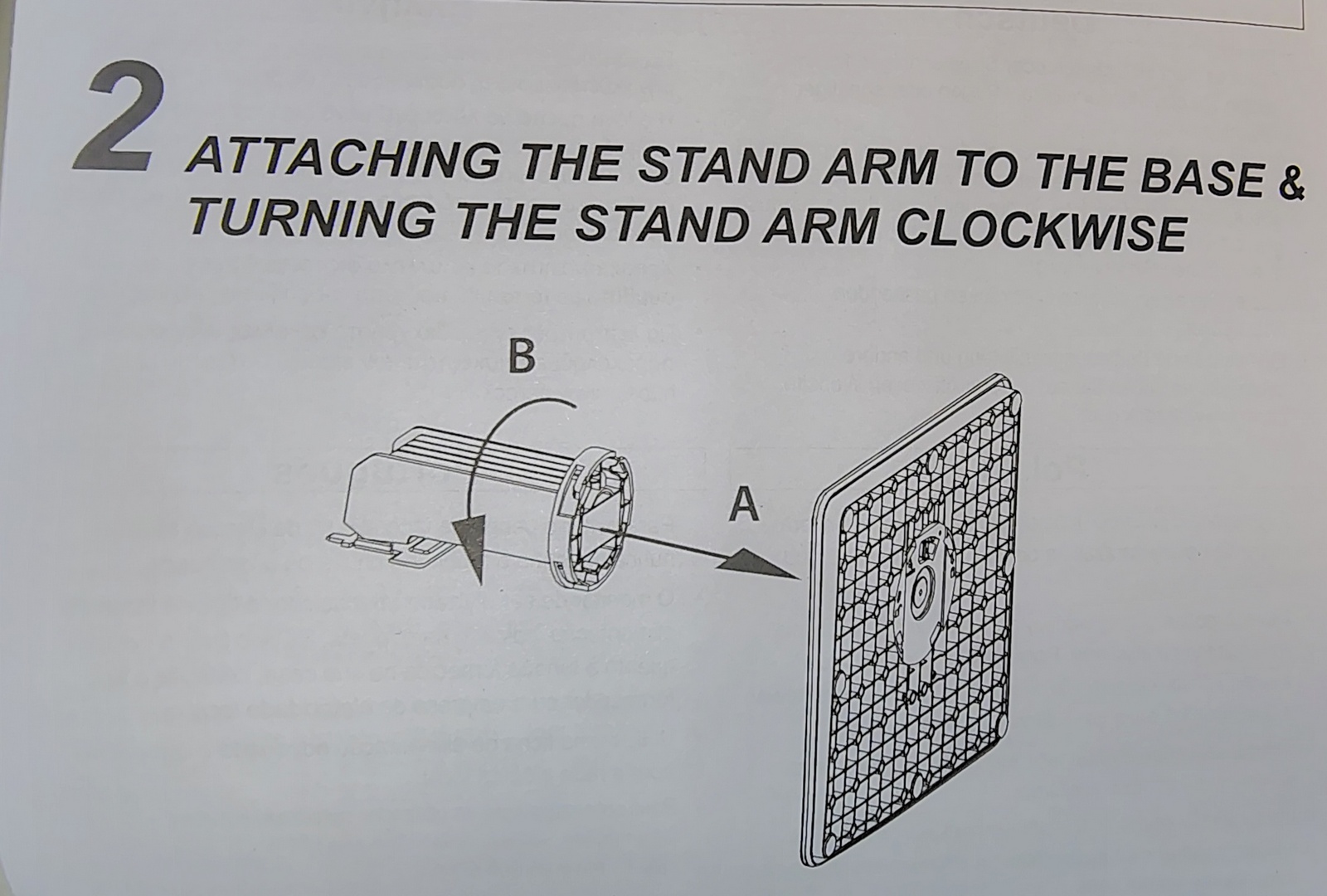 New Open Box Black ASRock PG27QRT1B Monitor Screen Stand Base Holder & Nubs 2024 - Image 5