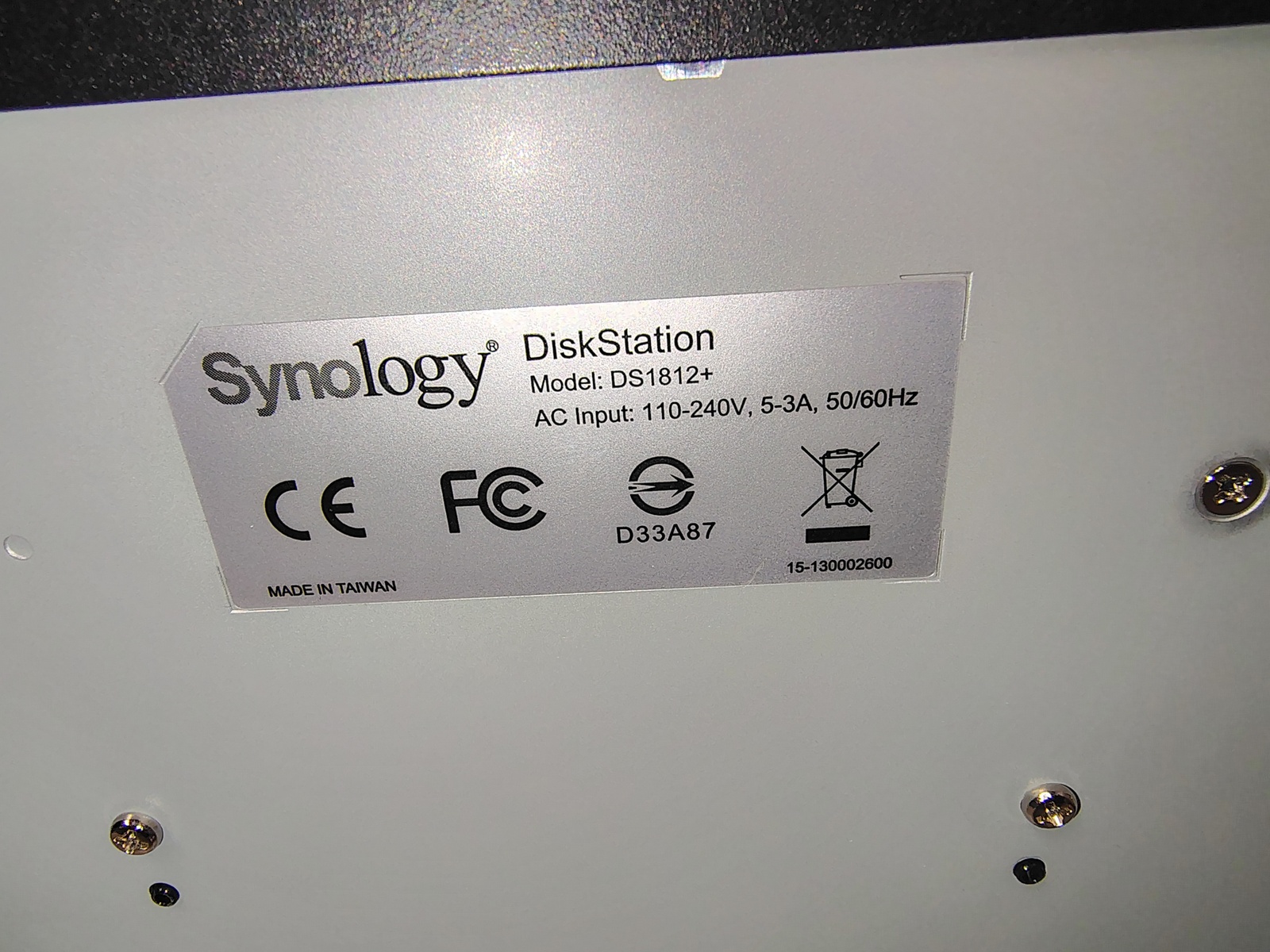 Synology DiskStation DS1812+ 8 Bay NAS Network Attached Storage 12TB (3 x 4TB) - Image 10