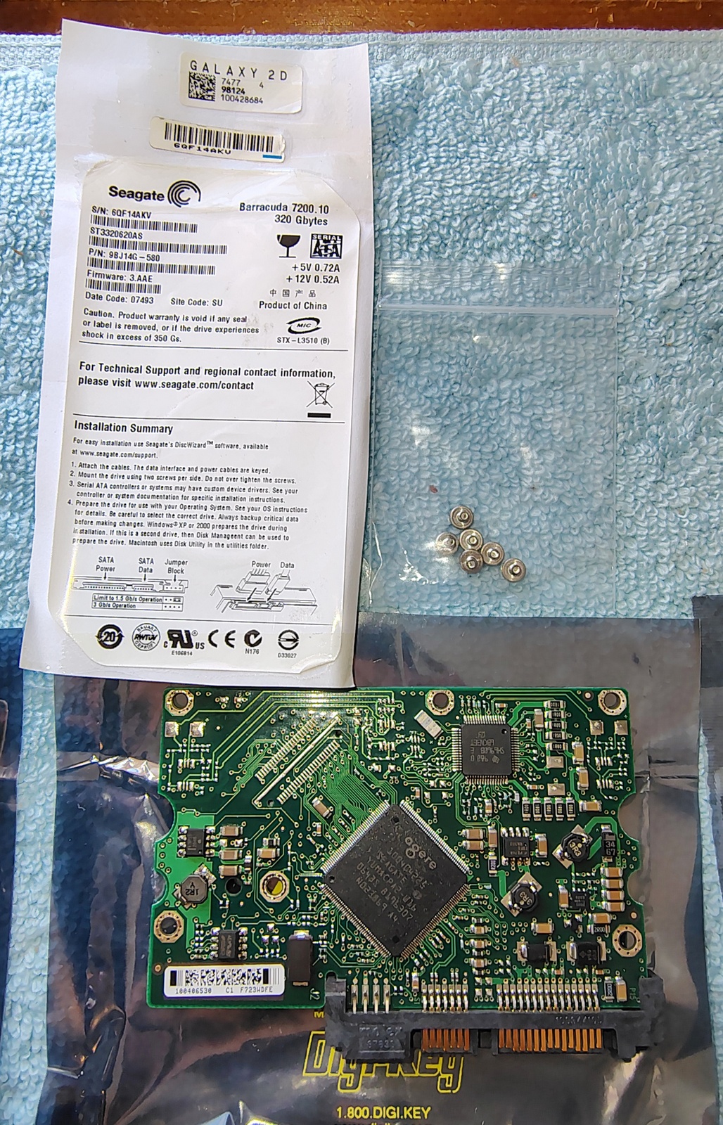 Scrap Gold Recovery Parts HDD Hard Disk Drive Circuit Controller Boards Lot of 6 - Image 5