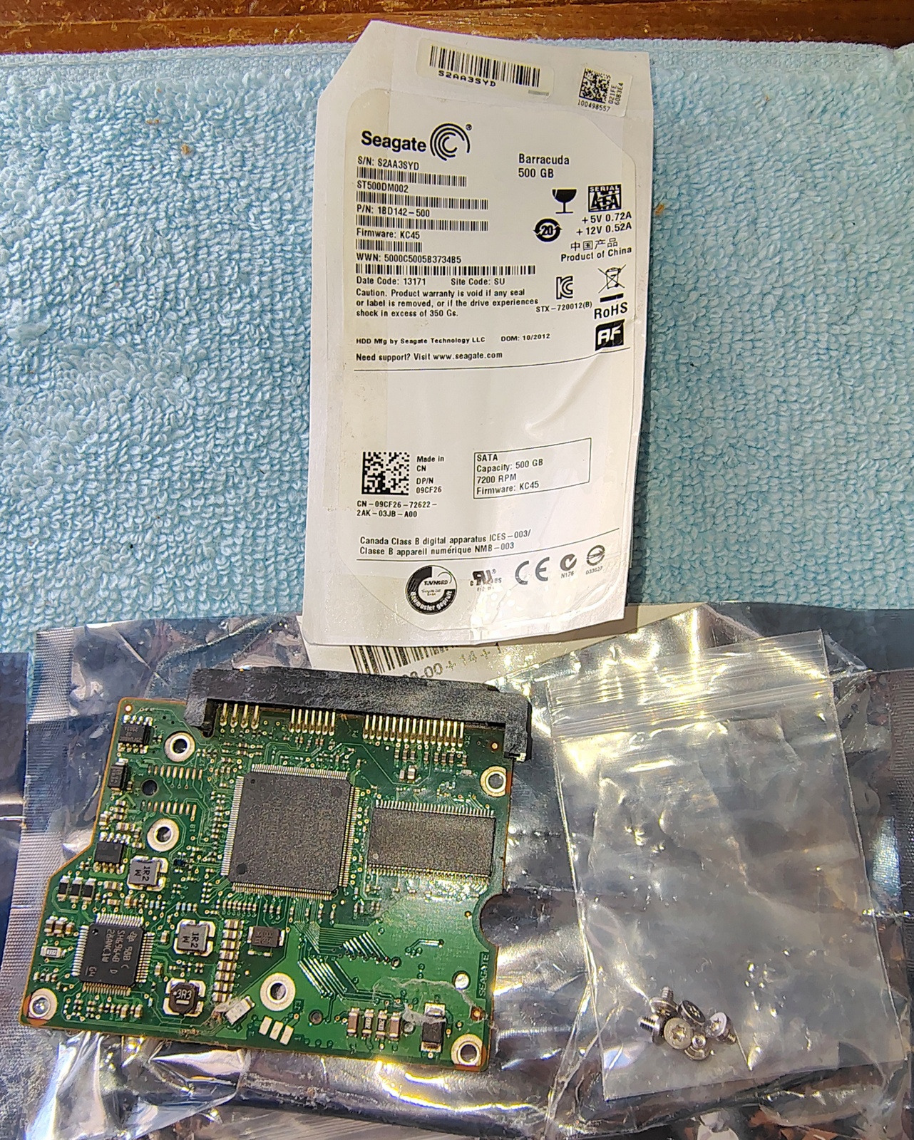 Scrap Gold Recovery Parts HDD Hard Disk Drive Circuit Controller Boards Lot of 6 - Image 6