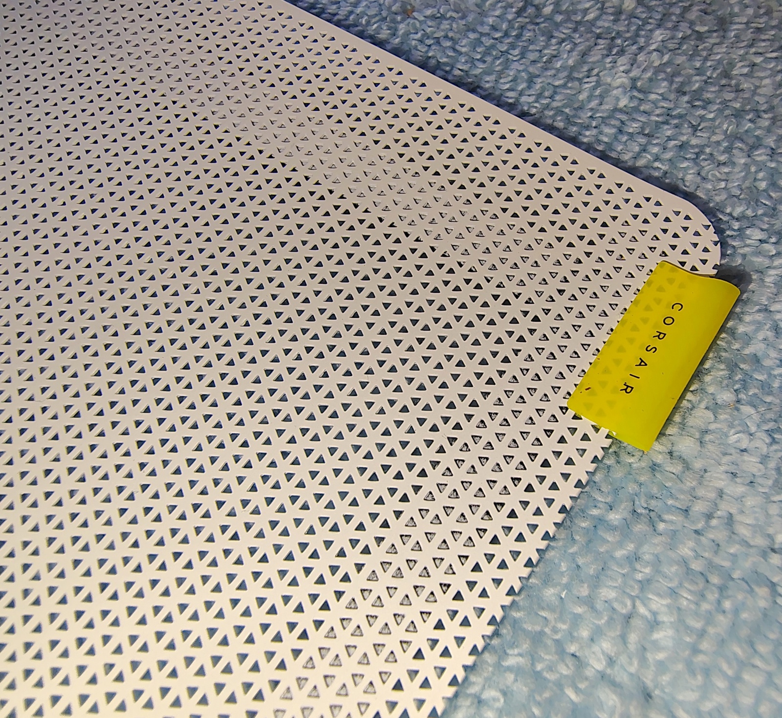 White Top Magnetic Removable Dust Fan Filter for Corsair iCUE 4000D Airflow X - Image 2