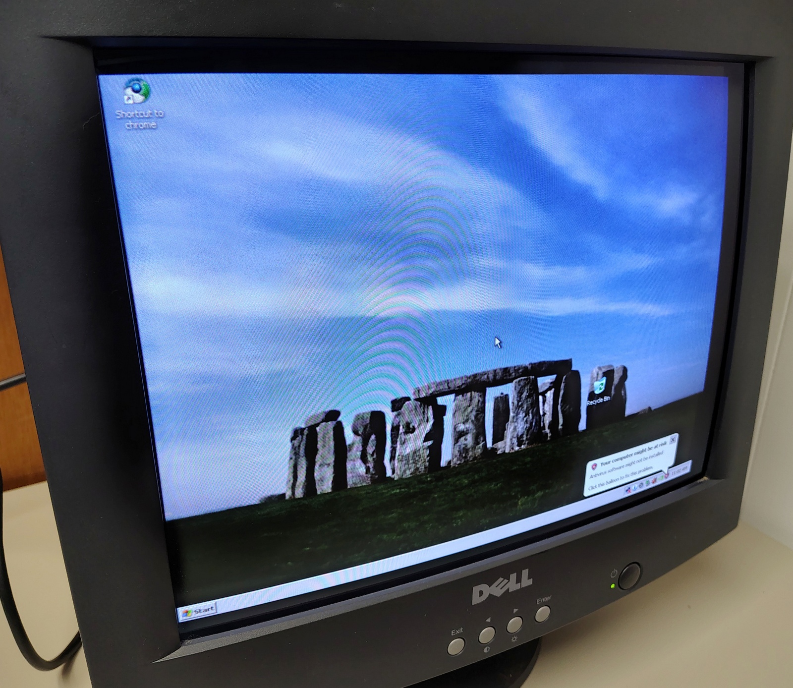 Used Dell E771a Black 17" CRT Monitor Computer Screen 2001 VGA 1024x786 Malaysia