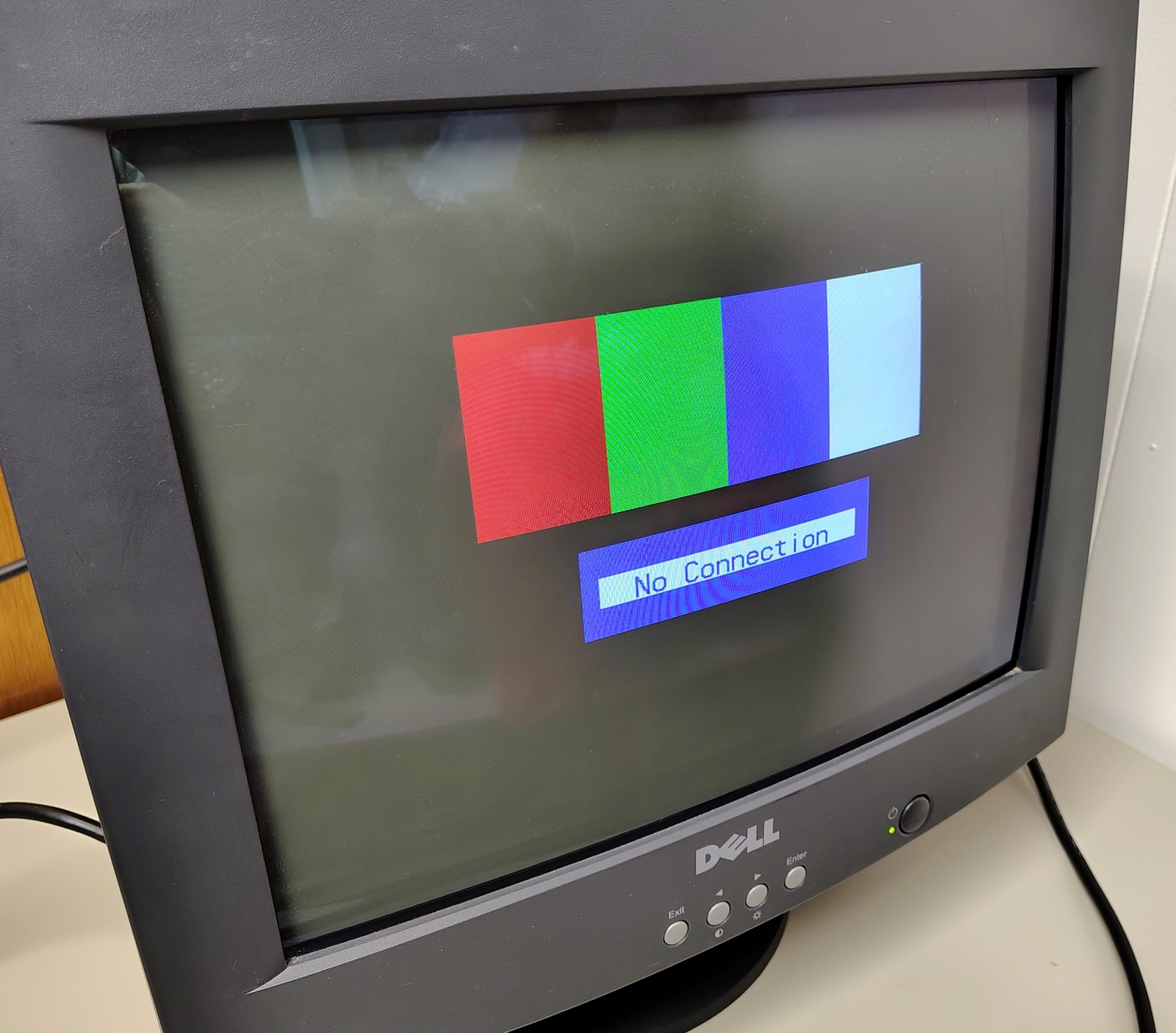 Used Dell E771a Black 17" CRT Monitor Computer Screen 2001 VGA 1024x786 Malaysia - Image 3