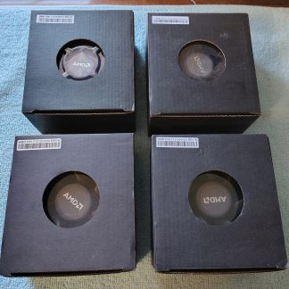 Lot of 4 NEW AMD Wraith Stealth CPU Cooler Heatsink Fan for Socket AM5 CPU