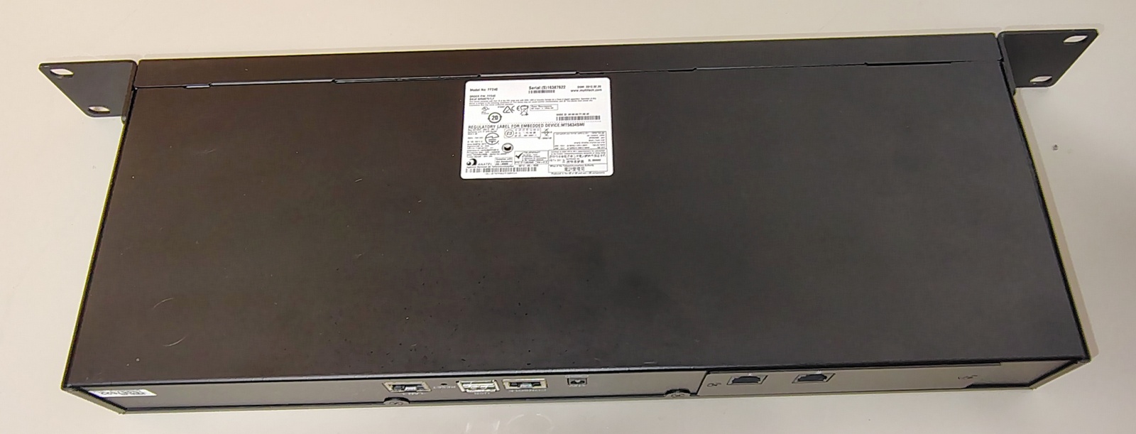 Multitech FaxFinder FF240 2-Port Network Fax Server w/ 1U Rack Mount Brackets - Image 12