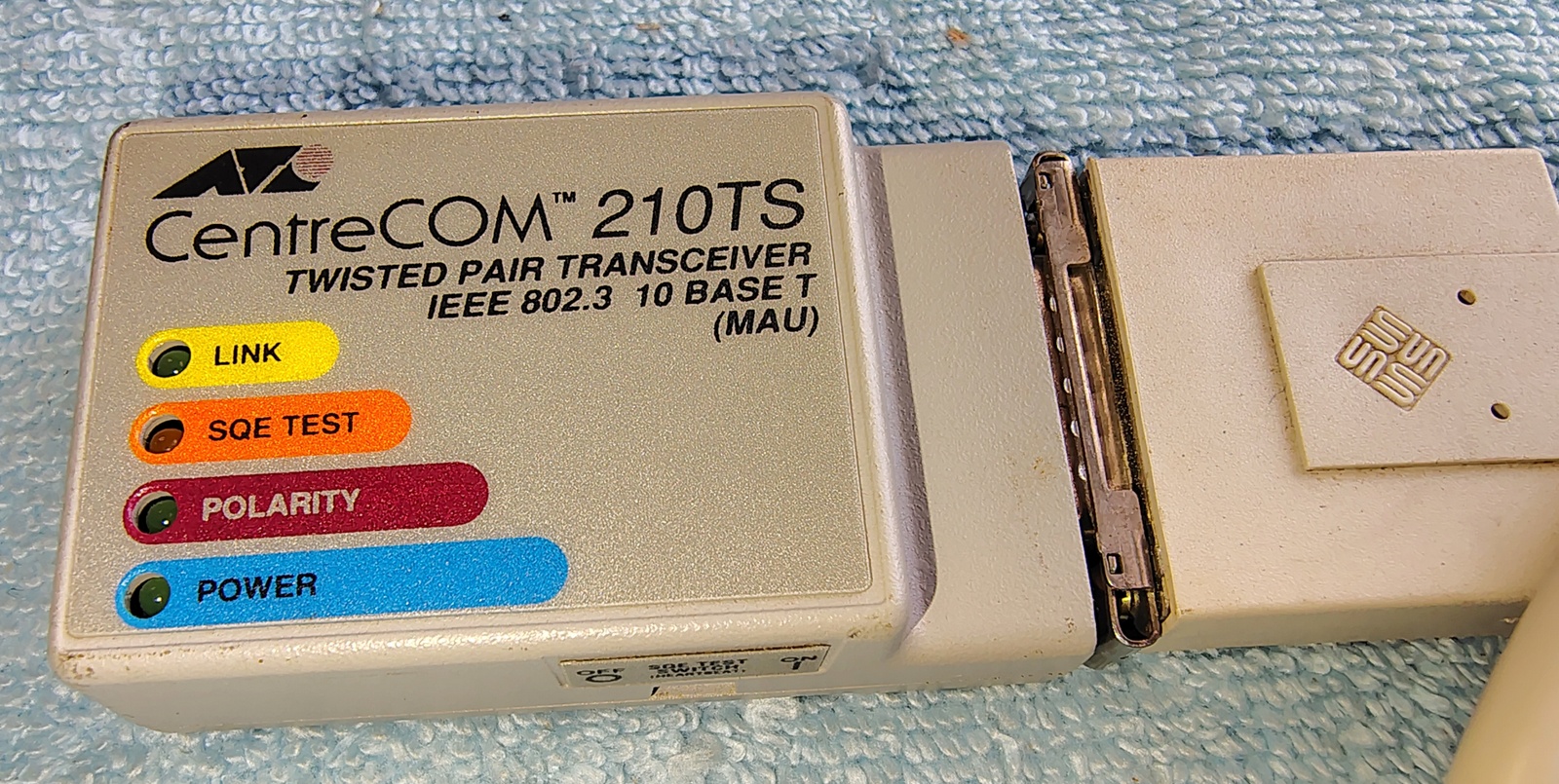 Sun Microsystems Ethernet AUI Adapter Cable & CentreCom 210TS Transceiver 530-2021-01 - Image 4