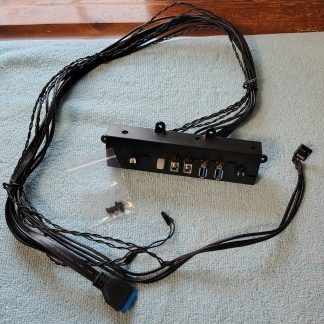 Used I/O IO Panel USB Audio Power Reset for Corsair Vengeance C70 Desktop Case