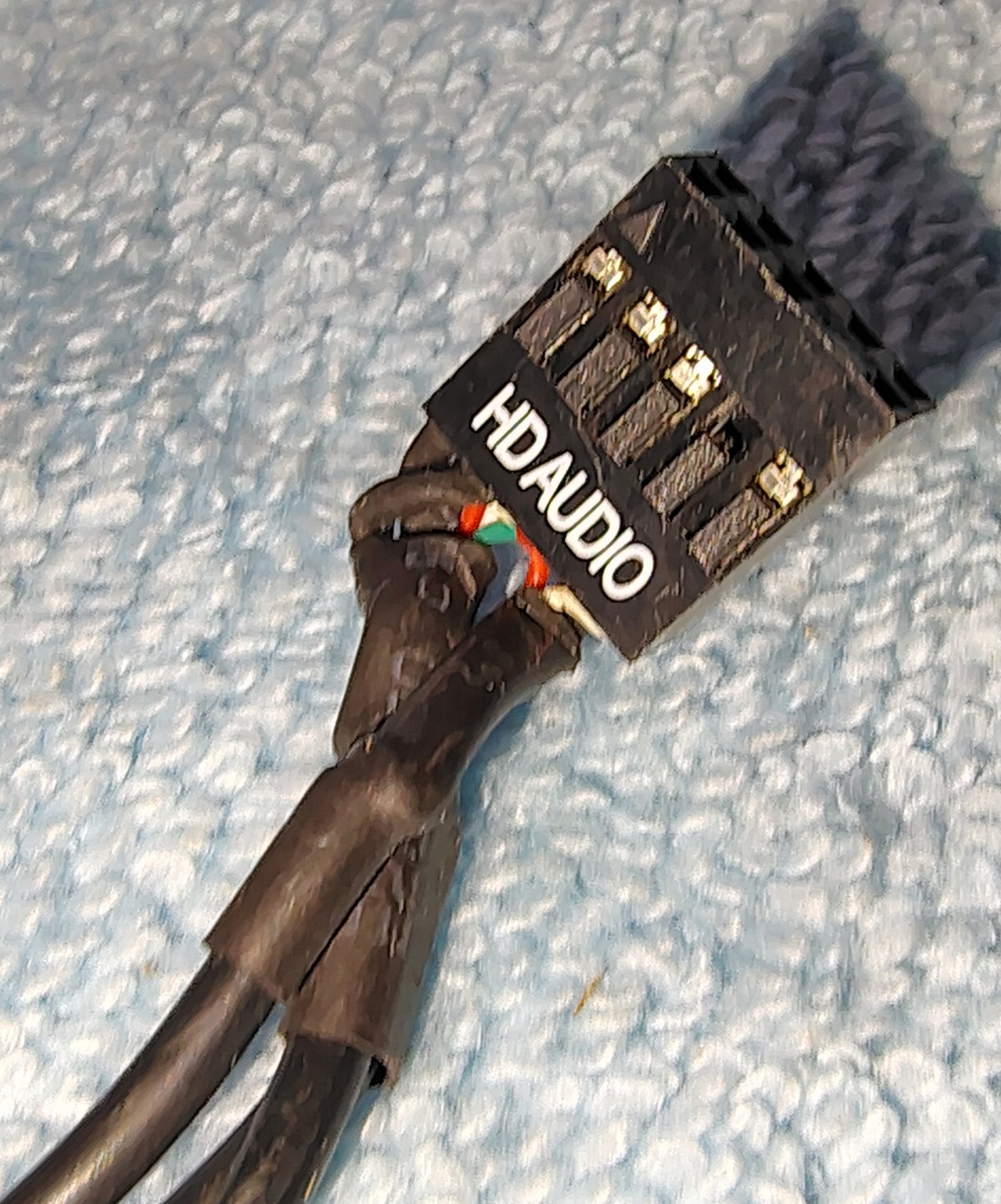 Used I/O IO Panel USB Audio Power Reset for Corsair Vengeance C70 Desktop Case - Image 7