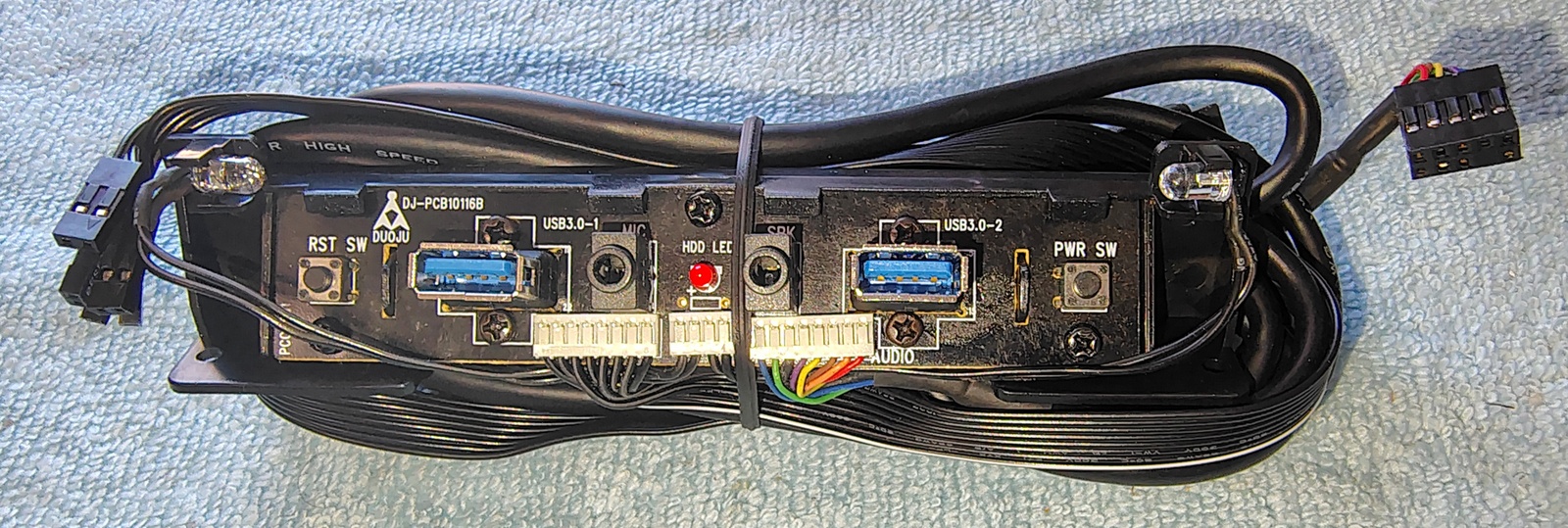 New Front I/O IO Panel USB 3.0 LED Audio Power Switch for Corsair Carbide SPEC-03 Case