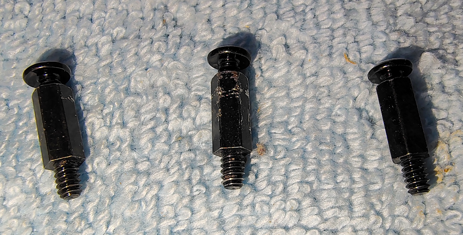 Lot of Three Motherboard Standoffs & Screws for Corsair Vengeance C70 PC Case