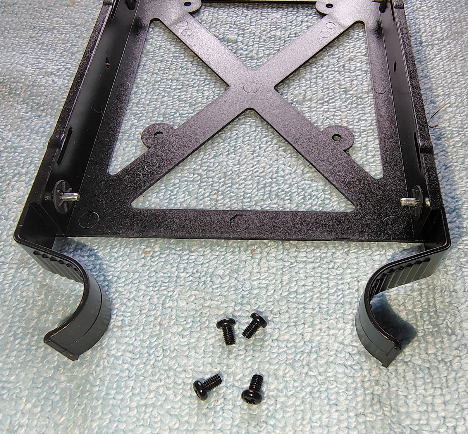 Black Steel 3.5" HDD Hard Disk Drive Bracket Holder 4 Corsair Vengeance C70 Case - Image 2