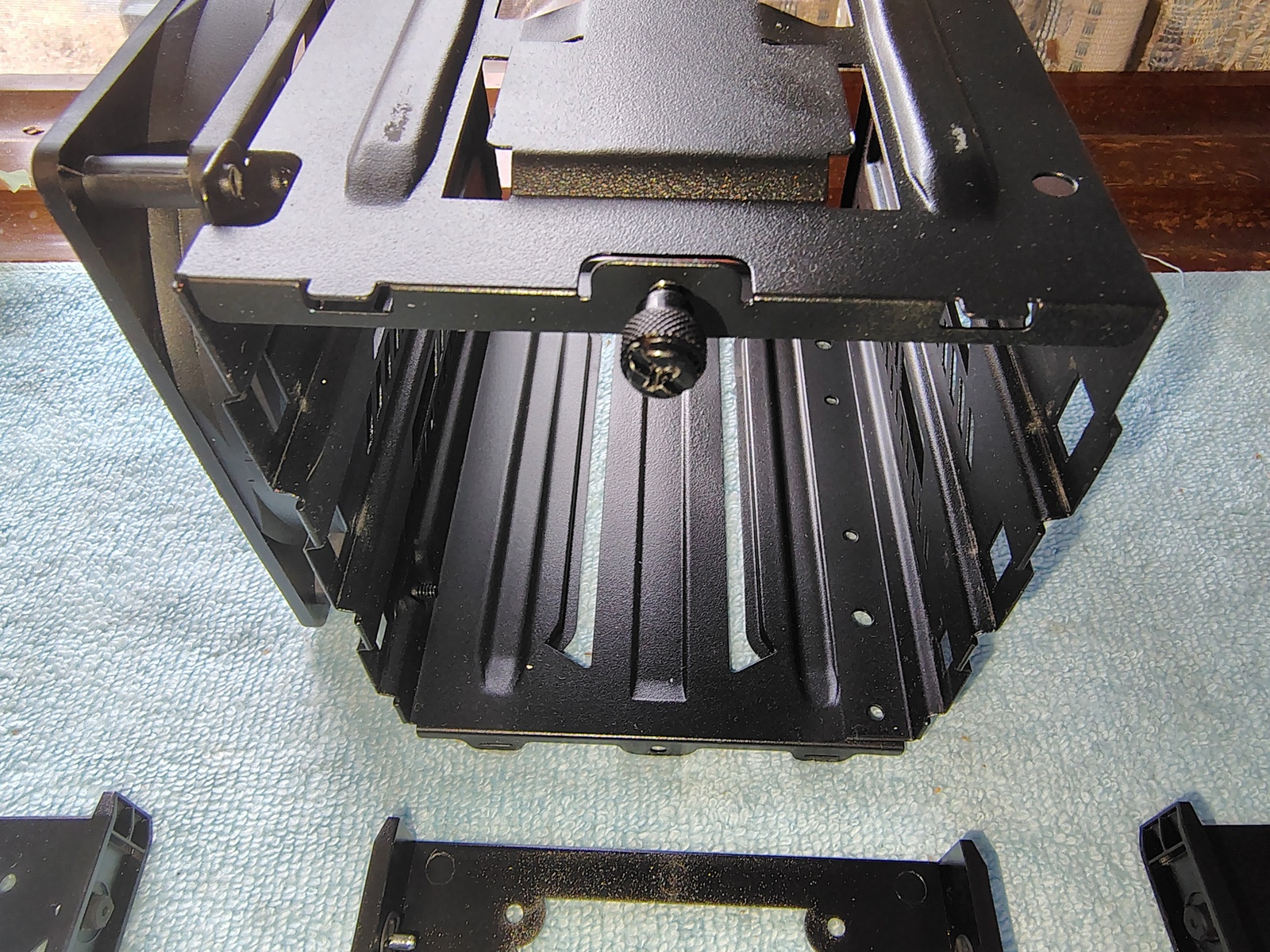 Black Steel 3.5" HDD Hard Disk Drive Bracket Holder 4 Corsair Vengeance C70 Case - Image 5