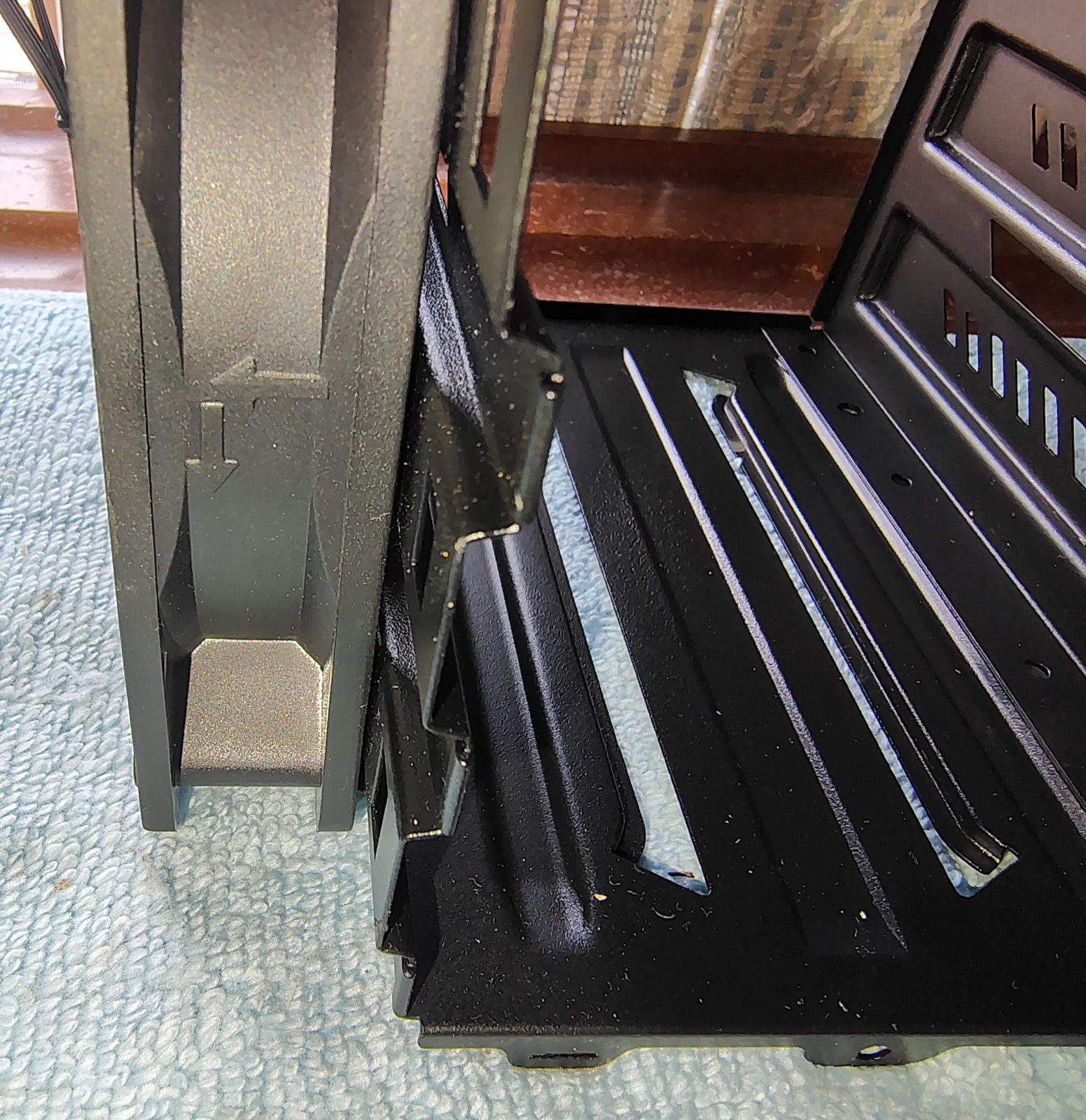 Black Steel 3.5" HDD Hard Disk Drive Bracket Holder 4 Corsair Vengeance C70 Case - Image 6