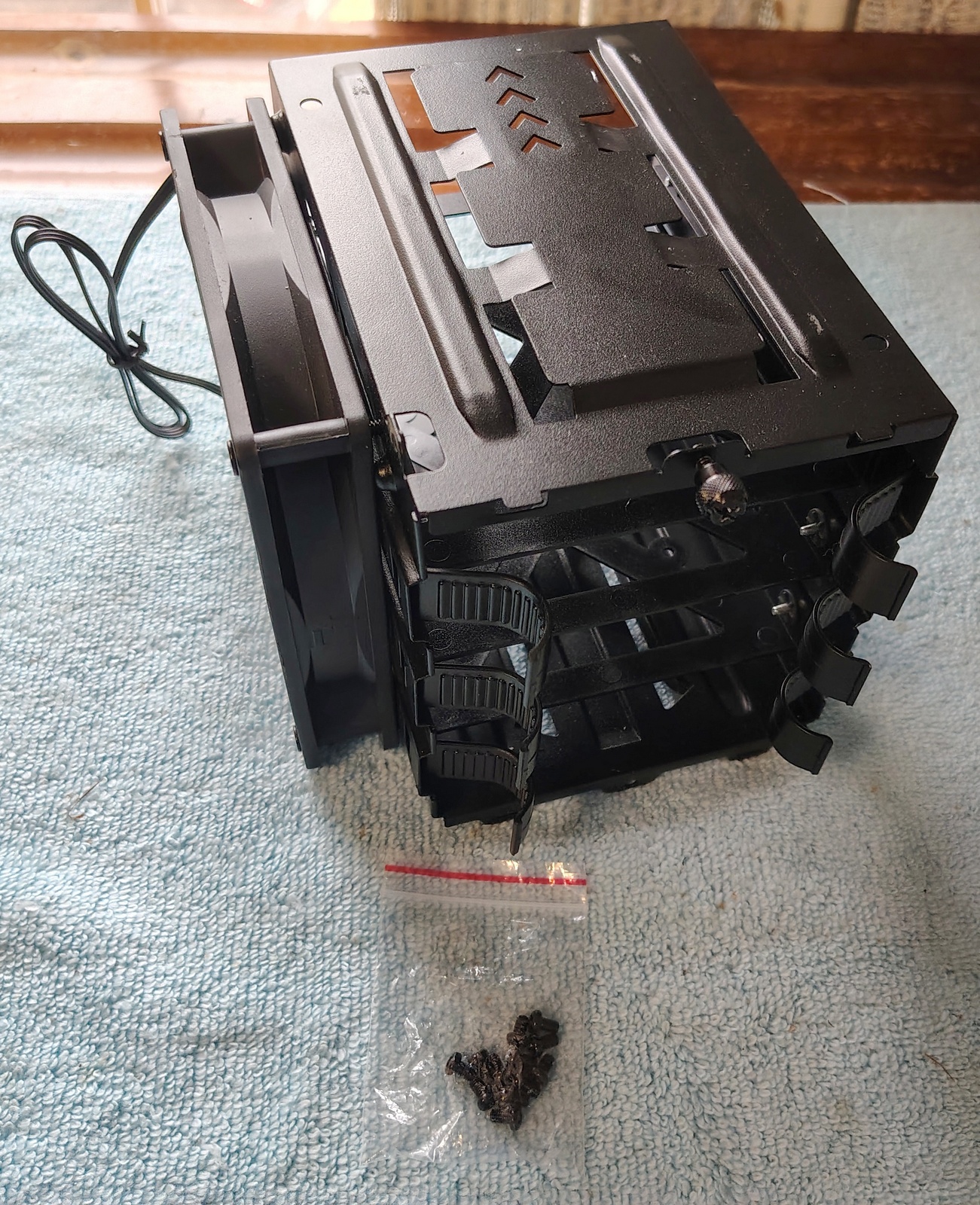 Black Steel 3.5" HDD Hard Disk Drive Bracket Holder 4 Corsair Vengeance C70 Case - Image 7