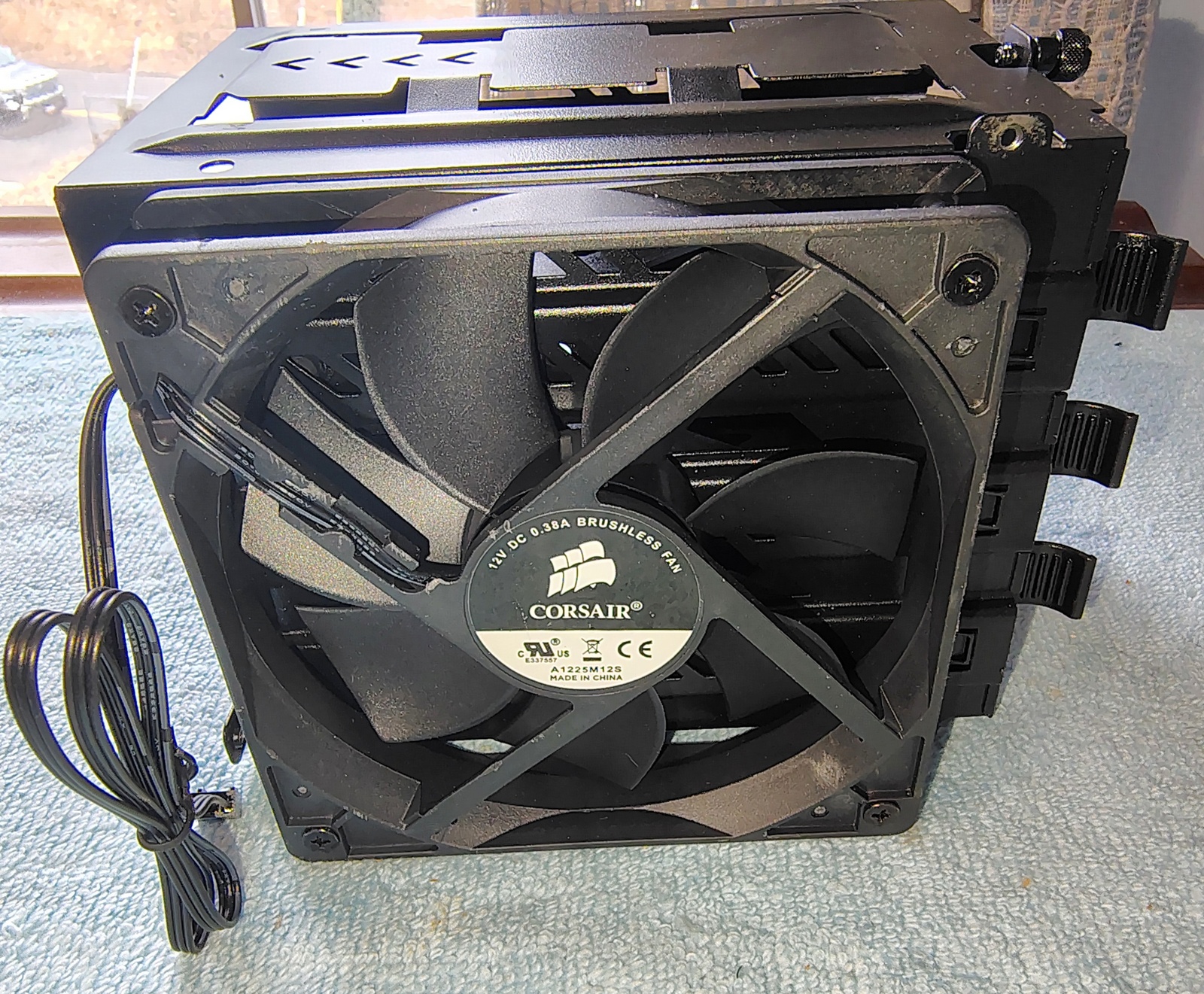 Black Steel 3.5" HDD Hard Disk Drive Bracket Holder 4 Corsair Vengeance C70 Case - Image 8