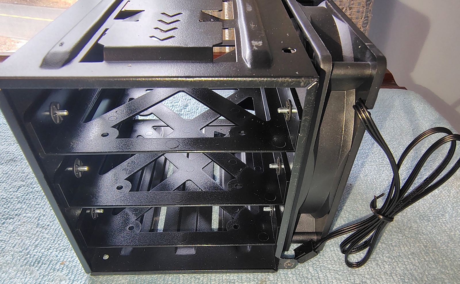 Black Steel 3.5" HDD Hard Disk Drive Bracket Holder 4 Corsair Vengeance C70 Case - Image 9