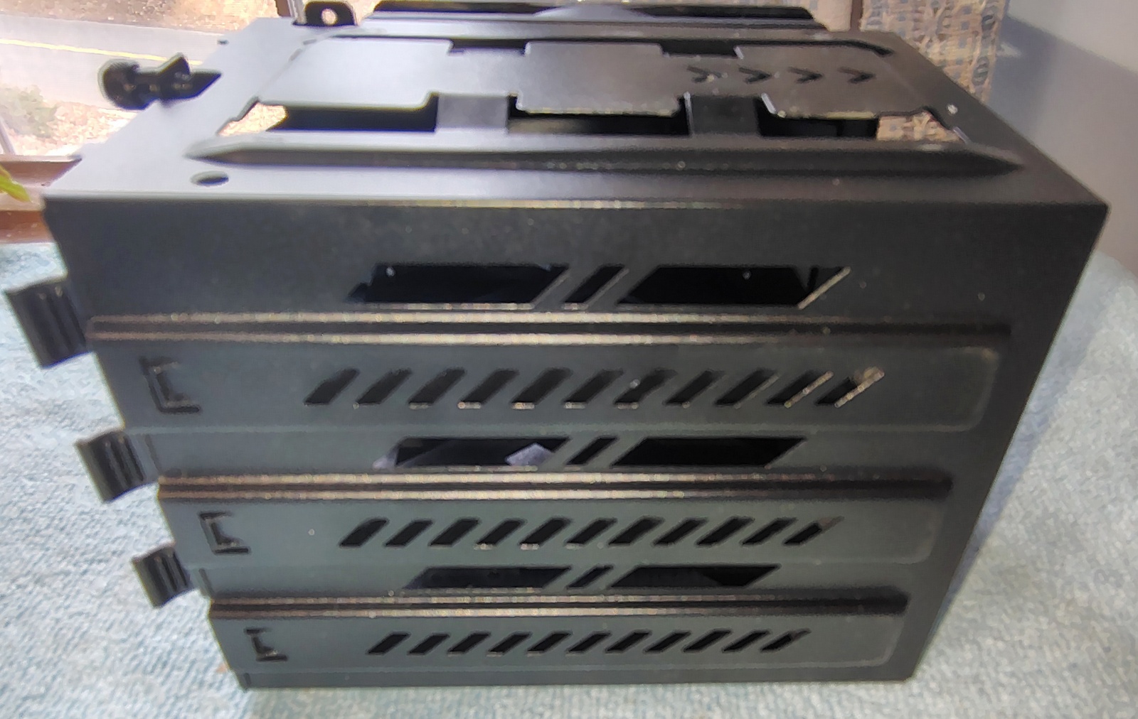 Black Steel 3.5" HDD Hard Disk Drive Bracket Holder 4 Corsair Vengeance C70 Case - Image 10