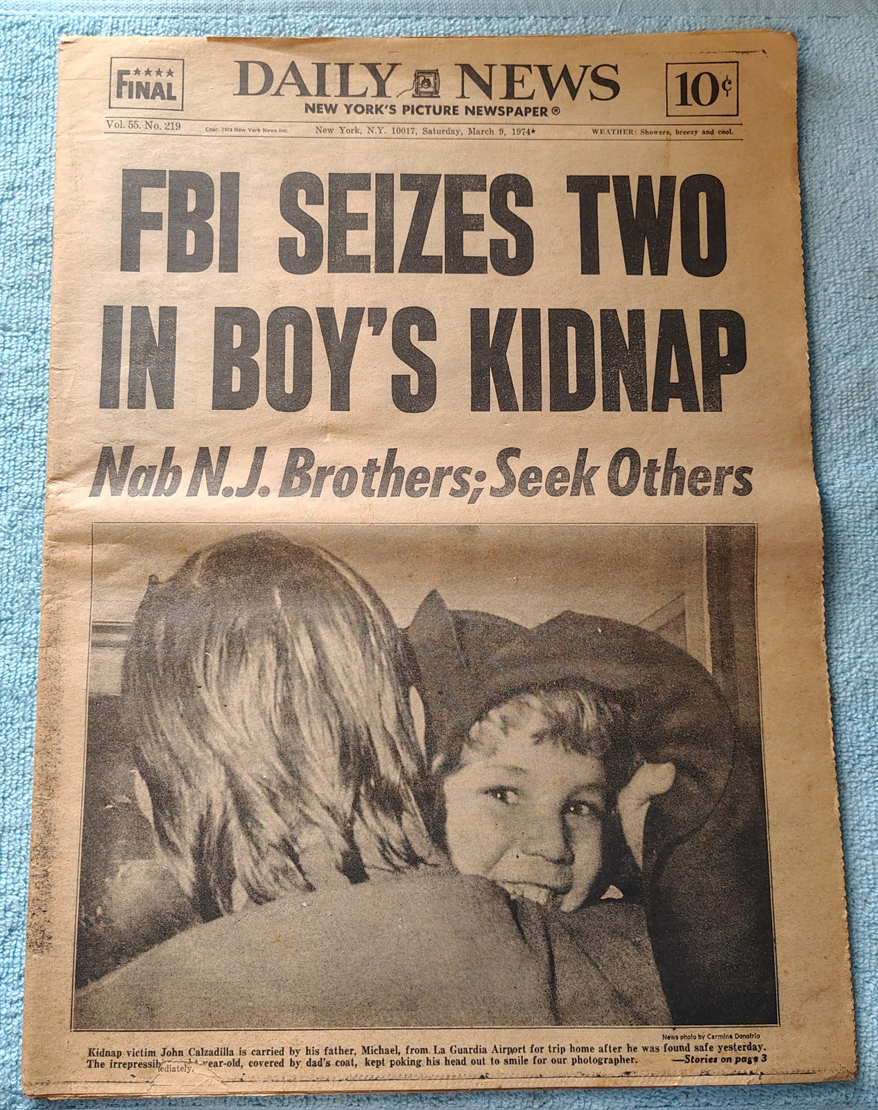 New York Daily News 9 March 1974 Colonels Vs Nets Julius Erving Nixon Streaking+