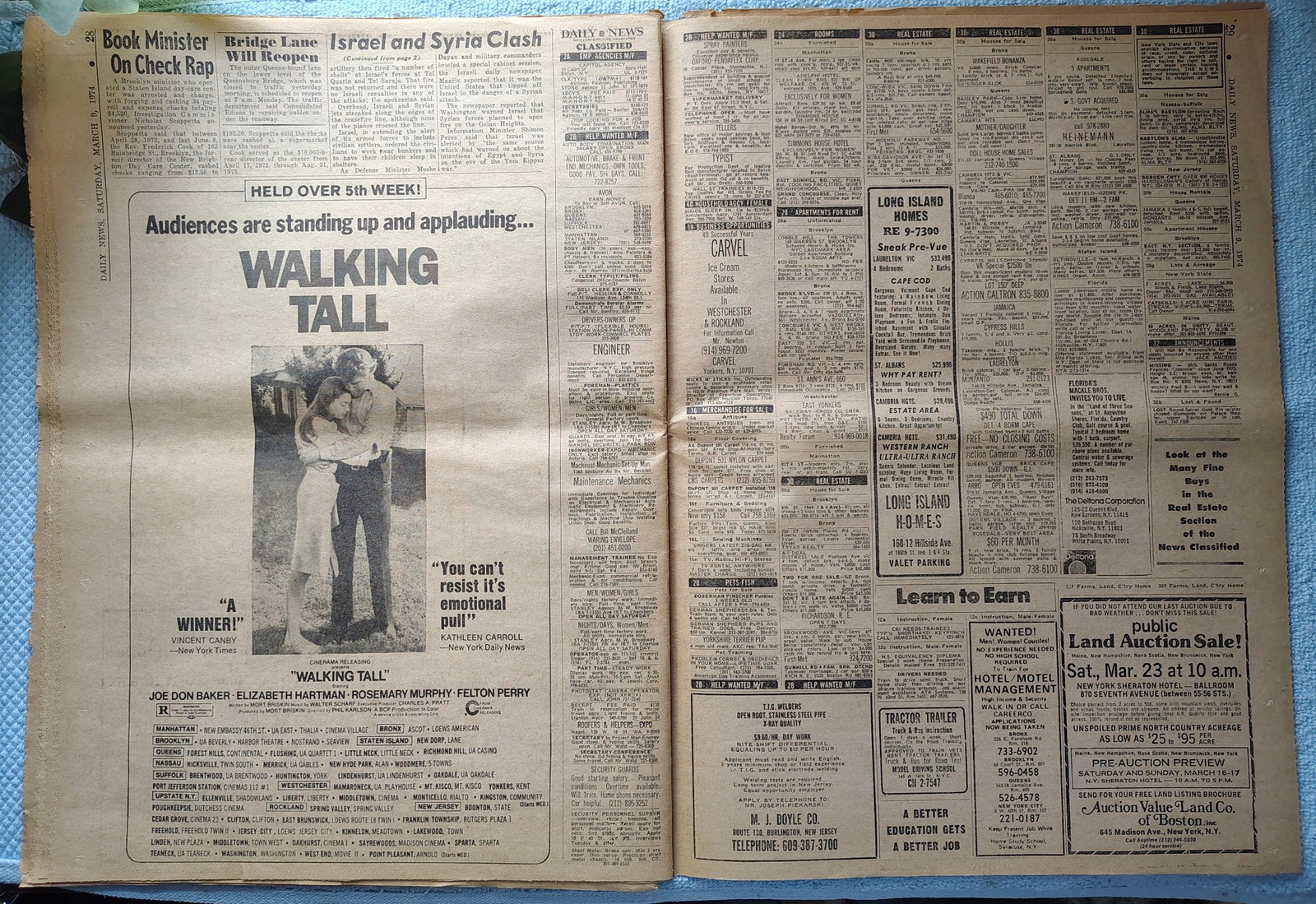 New York Daily News 9 March 1974 Colonels Vs Nets Julius Erving Nixon Streaking+ - Image 14