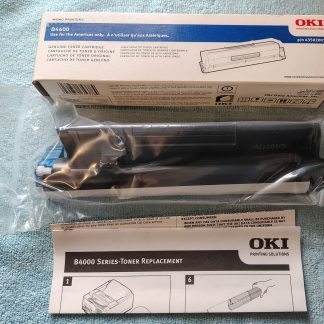 Oki OEM Genuine B4600 43502001 Monochrome Black Printer Toner Cartridge NOS 2012