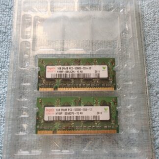 2GB Kit: 2 x 1GB Hynix PC-5300 SO-DIMM DDR2 PC2-5300 SDRAM Memory 200Pin 2008
