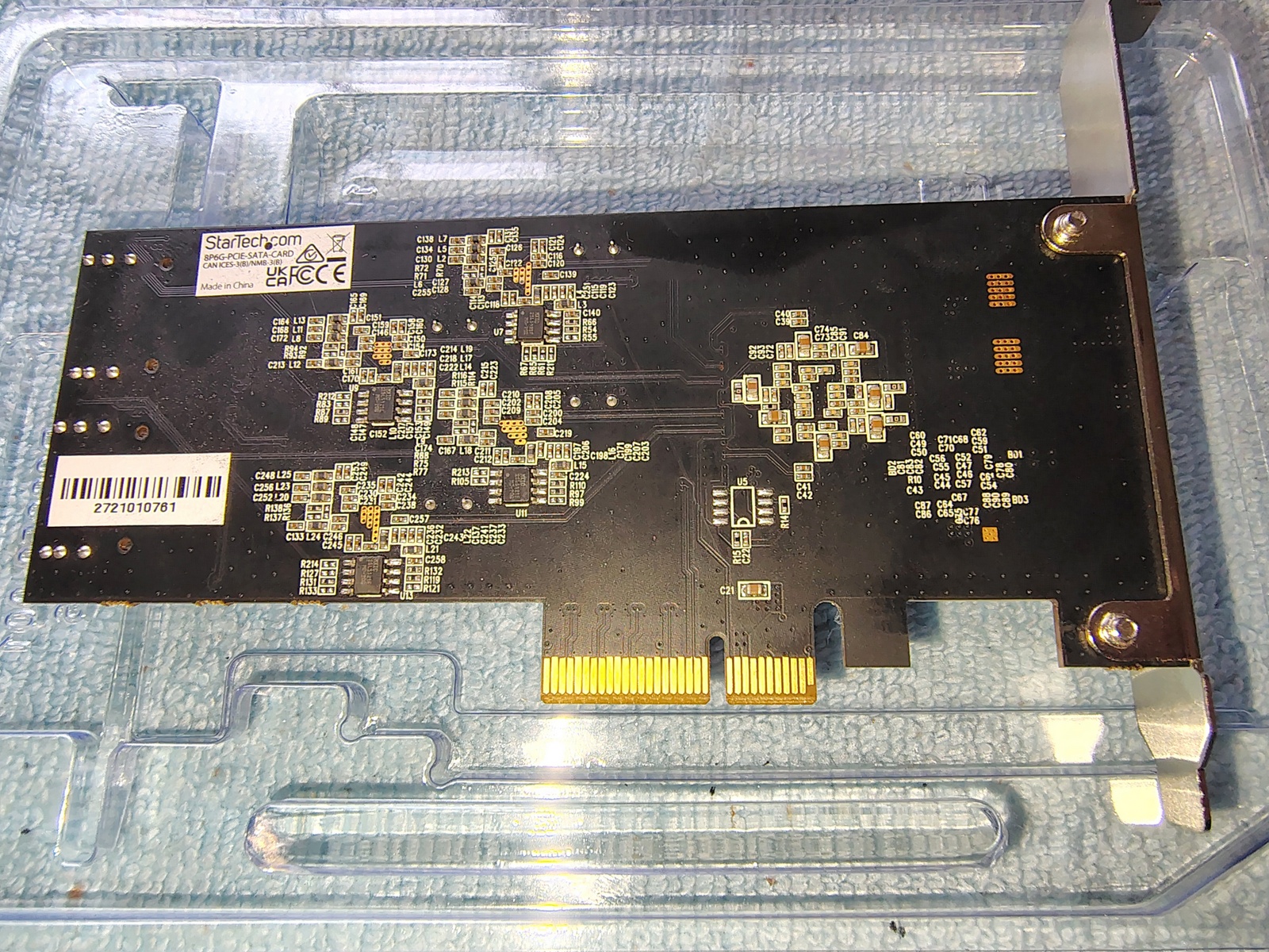 Startech.com 8 Port SATA III PCIe Controller 8P6G-PCIe-CARD Gen 2 x4 SFF-8087 - Image 7