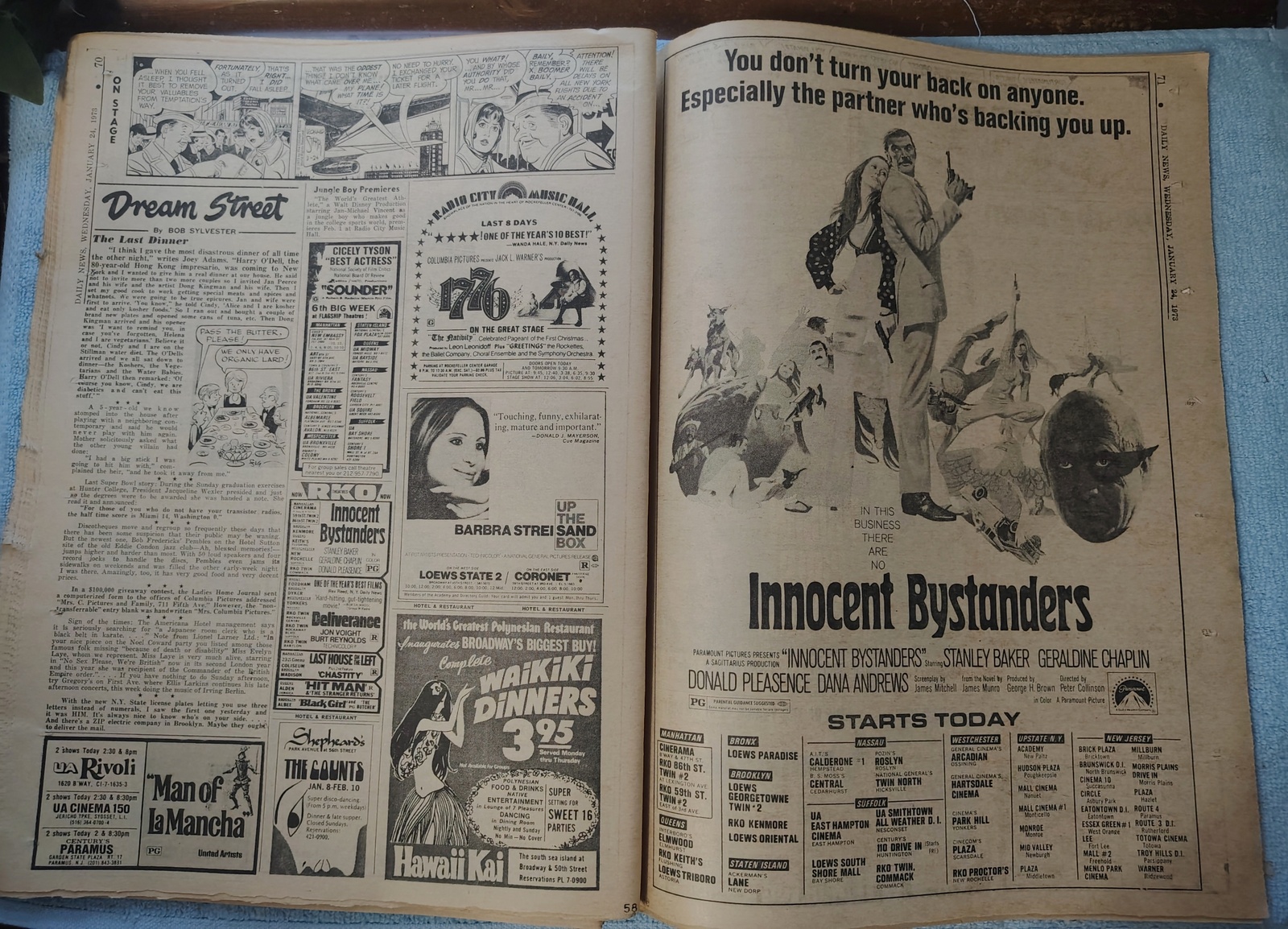 New York Daily News 24 January 1974 Vietnam War Ceasefire Joe Frazier George Foreman - Image 13