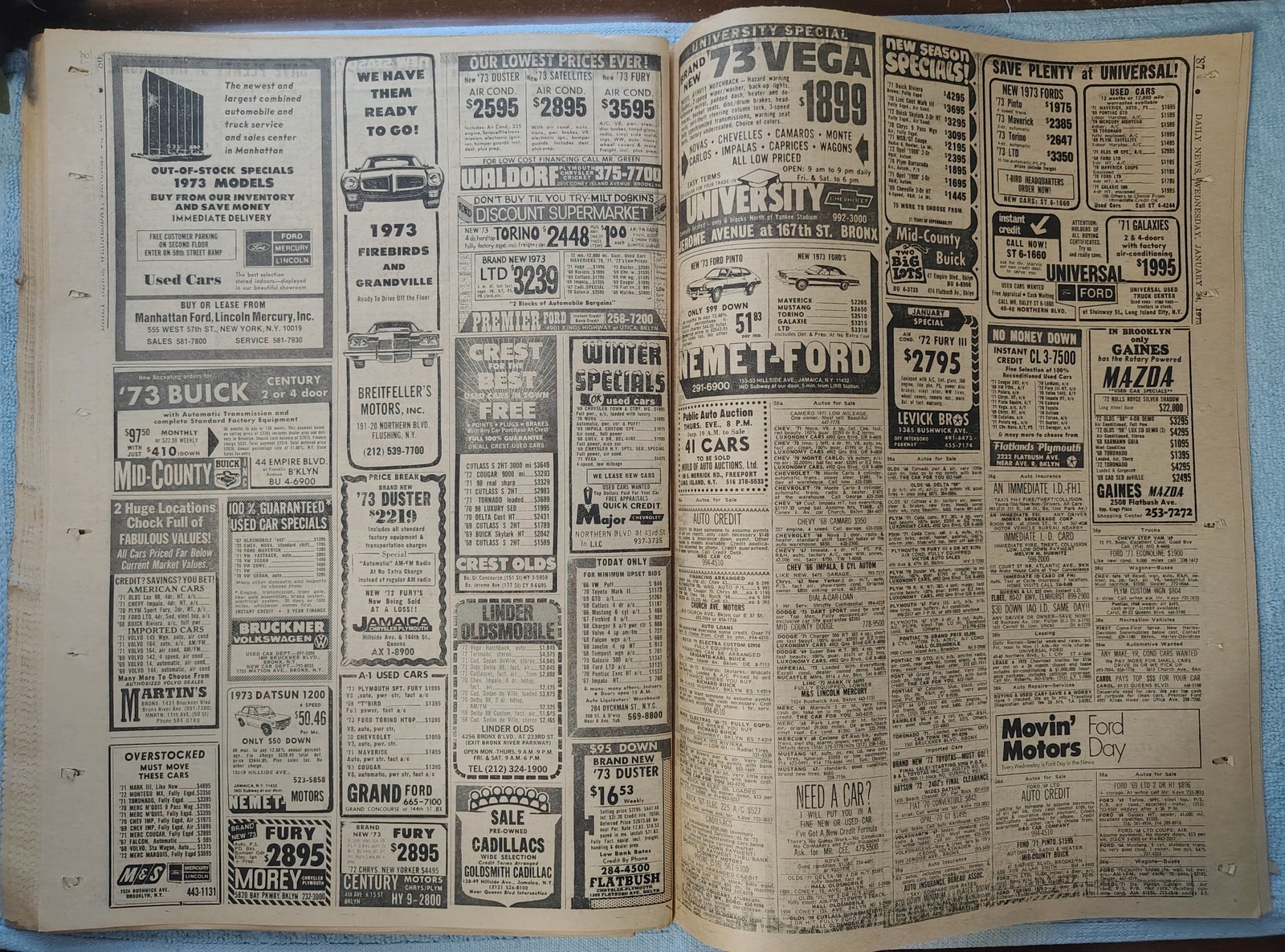 New York Daily News 24 January 1974 Vietnam War Ceasefire Joe Frazier George Foreman - Image 16