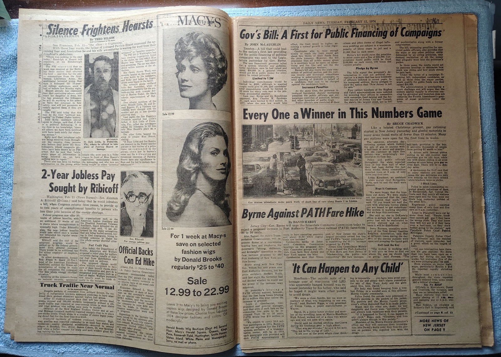 New York Daily News 12 February 1974 Gas Rationing Westminster Dog Show ++ - Image 7