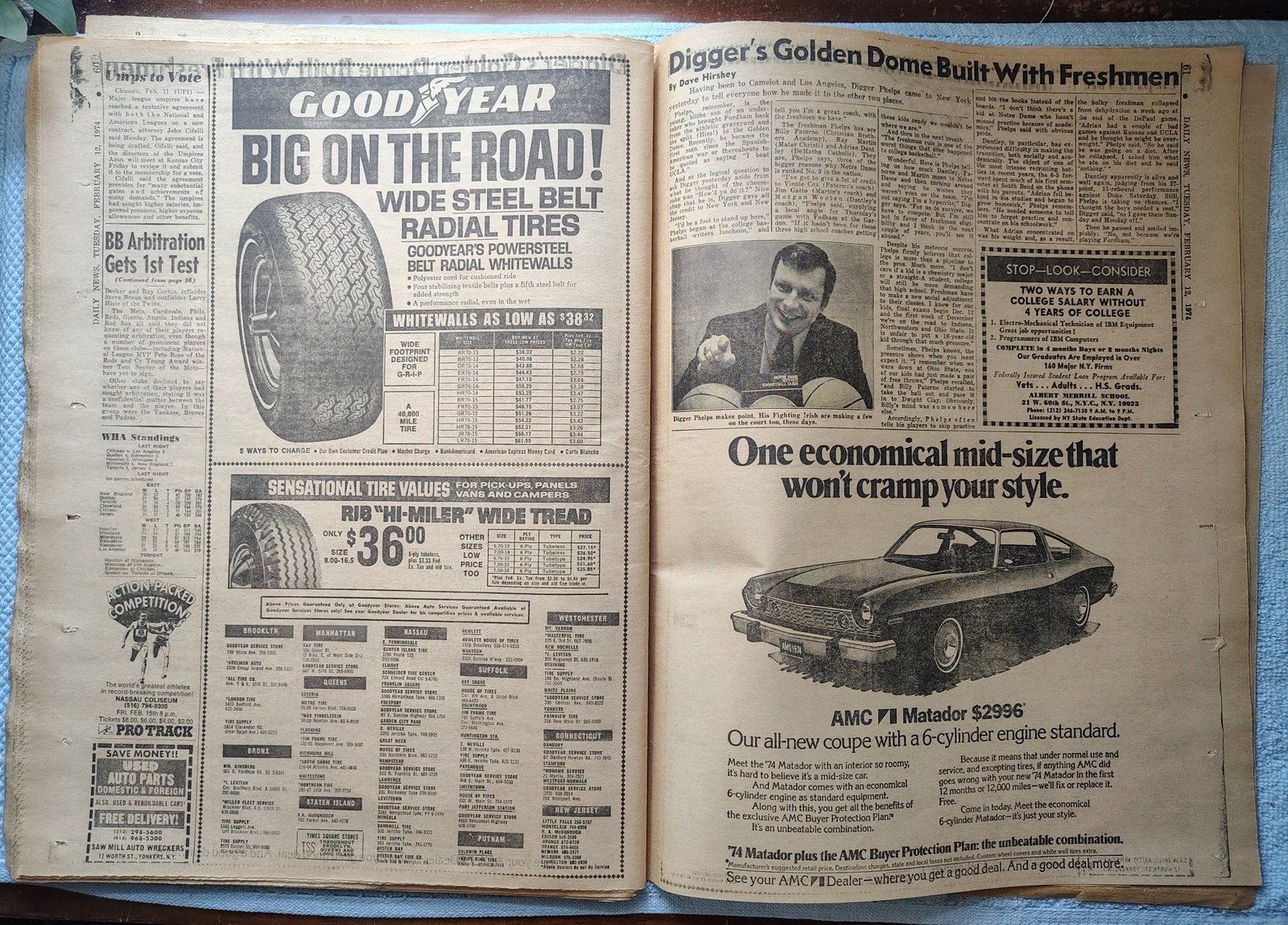 New York Daily News 12 February 1974 Gas Rationing Westminster Dog Show ++ - Image 19