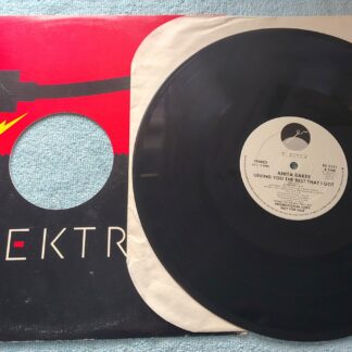 Anita Baker Giving You Best That I Got Promo Single Vinyl Record 12" 33RPM 1988