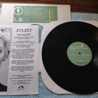 Juliet Avalon Promo Single Electronic House Club Vinyl Record 12" 33RPM 2005