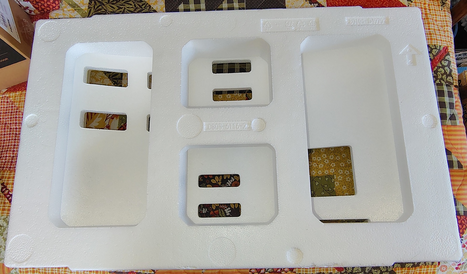 Original Shipping Box, Bag, Packing Foam for LG 27" 27GS60QC-B Monitor 2024 - Image 3