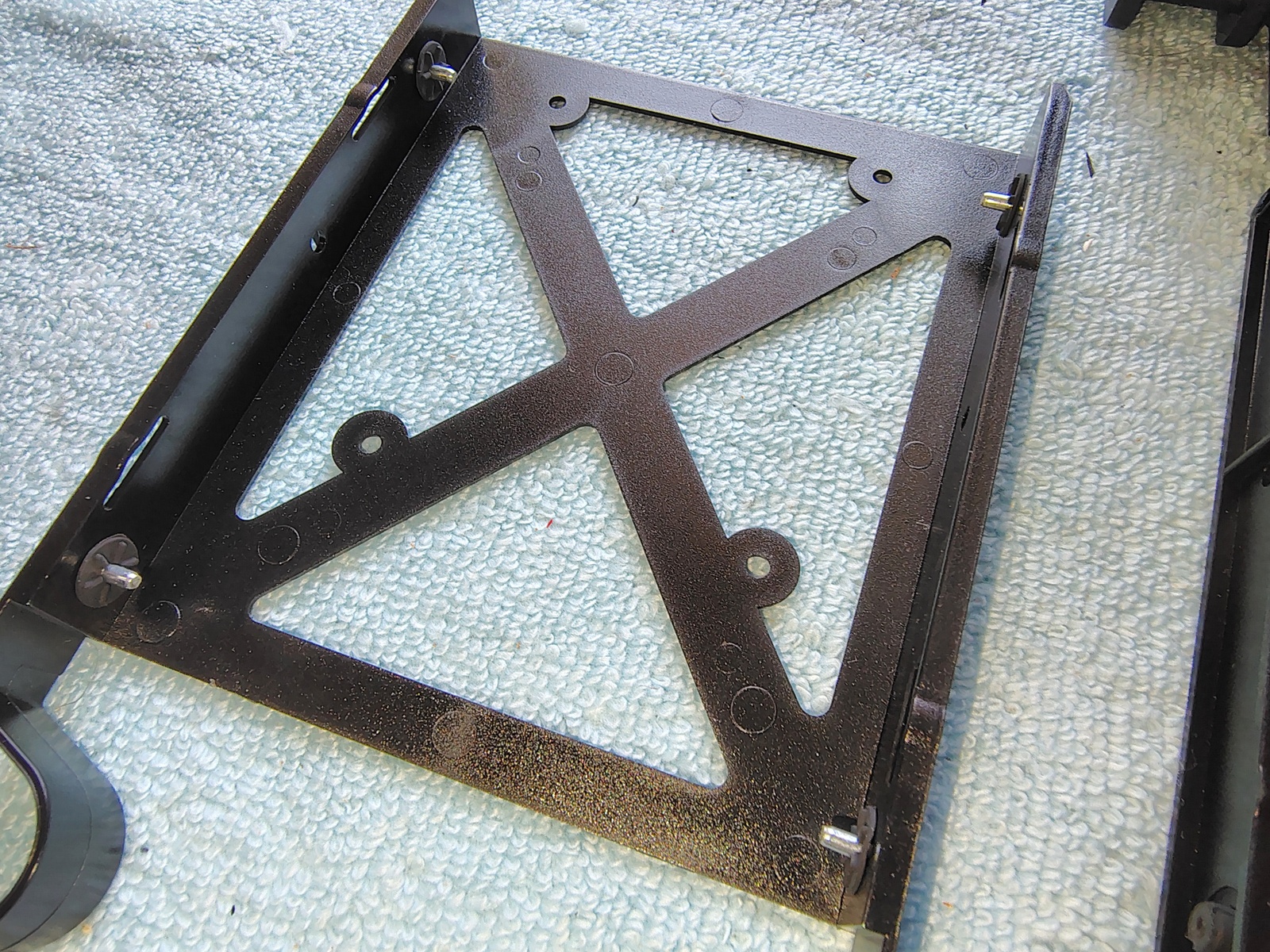 Black Steel 3.5" HDD Hard Disk Drive Bracket Holder 4 Corsair Vengeance C70 Case - Image 4