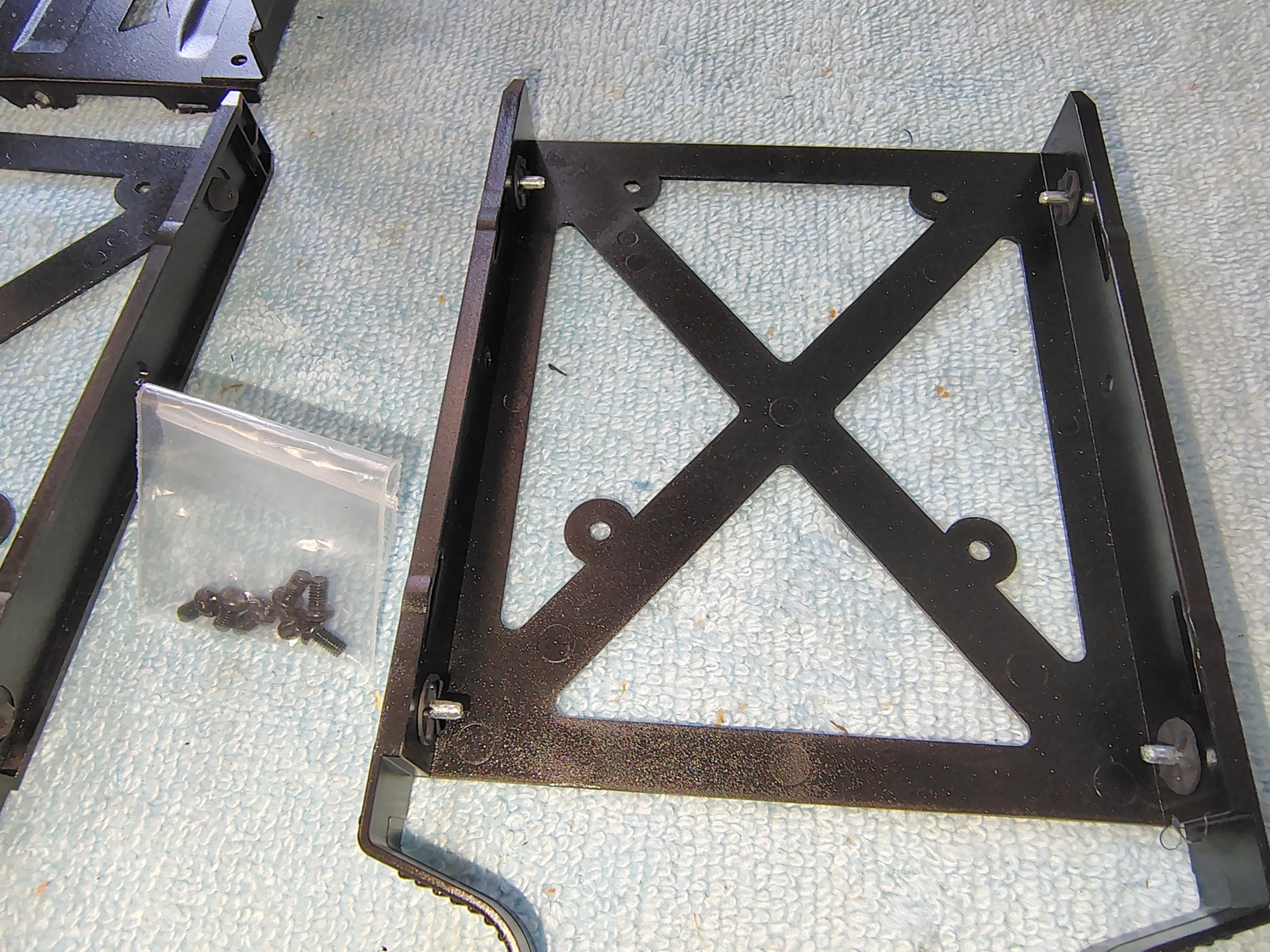 Black Steel 3.5" HDD Hard Disk Drive Bracket Holder 4 Corsair Vengeance C70 Case - Image 6