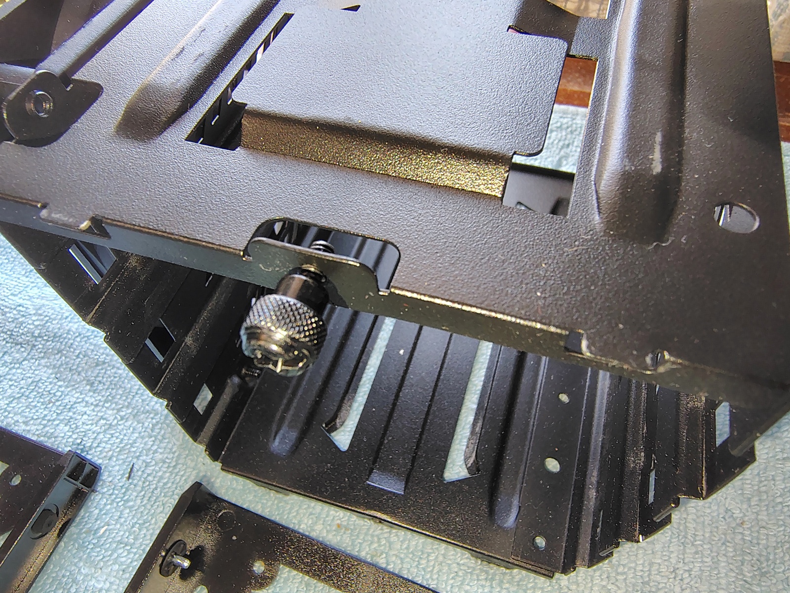 Black Steel 3.5" HDD Hard Disk Drive Bracket Holder 4 Corsair Vengeance C70 Case - Image 7