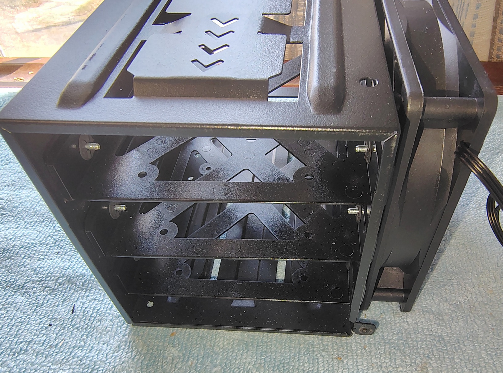 Black Steel 3.5" HDD Hard Disk Drive Bracket Holder 4 Corsair Vengeance C70 Case - Image 9