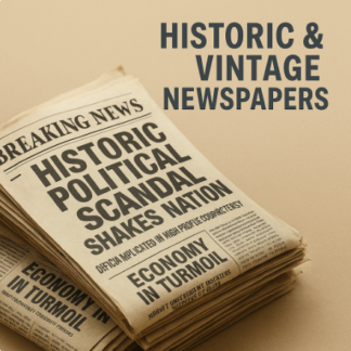 Historic & Vintage Newspapers