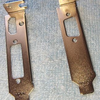 Low Profile Bracket Set for XfX One or R5 230 HDMI, DVI, VGA Graphics Video Card