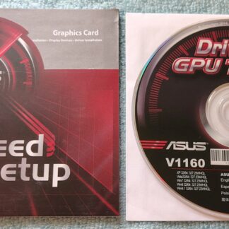 Original Driver DVD Disc for Asus Nvidia 8400GS-SL-1GD3-L PCIe Graphics Card 2013