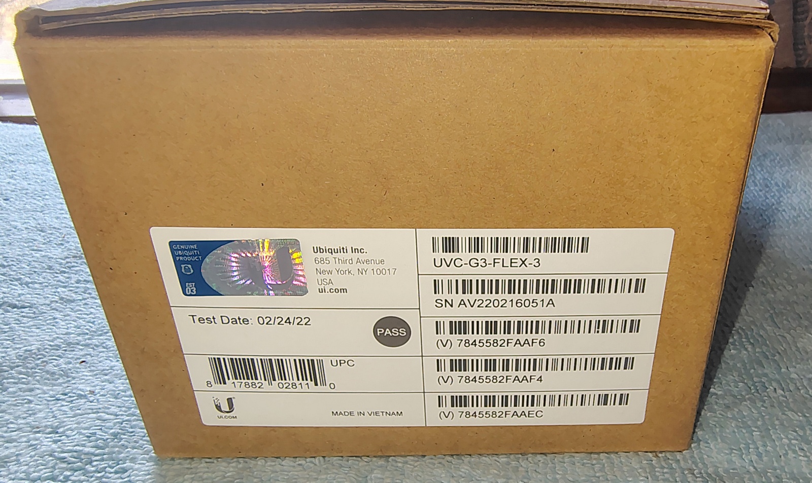 Ubiquiti UVC-G3-FLEX-3 UniFi Protect G3 Flex Camera – New Sealed Box - Image 2