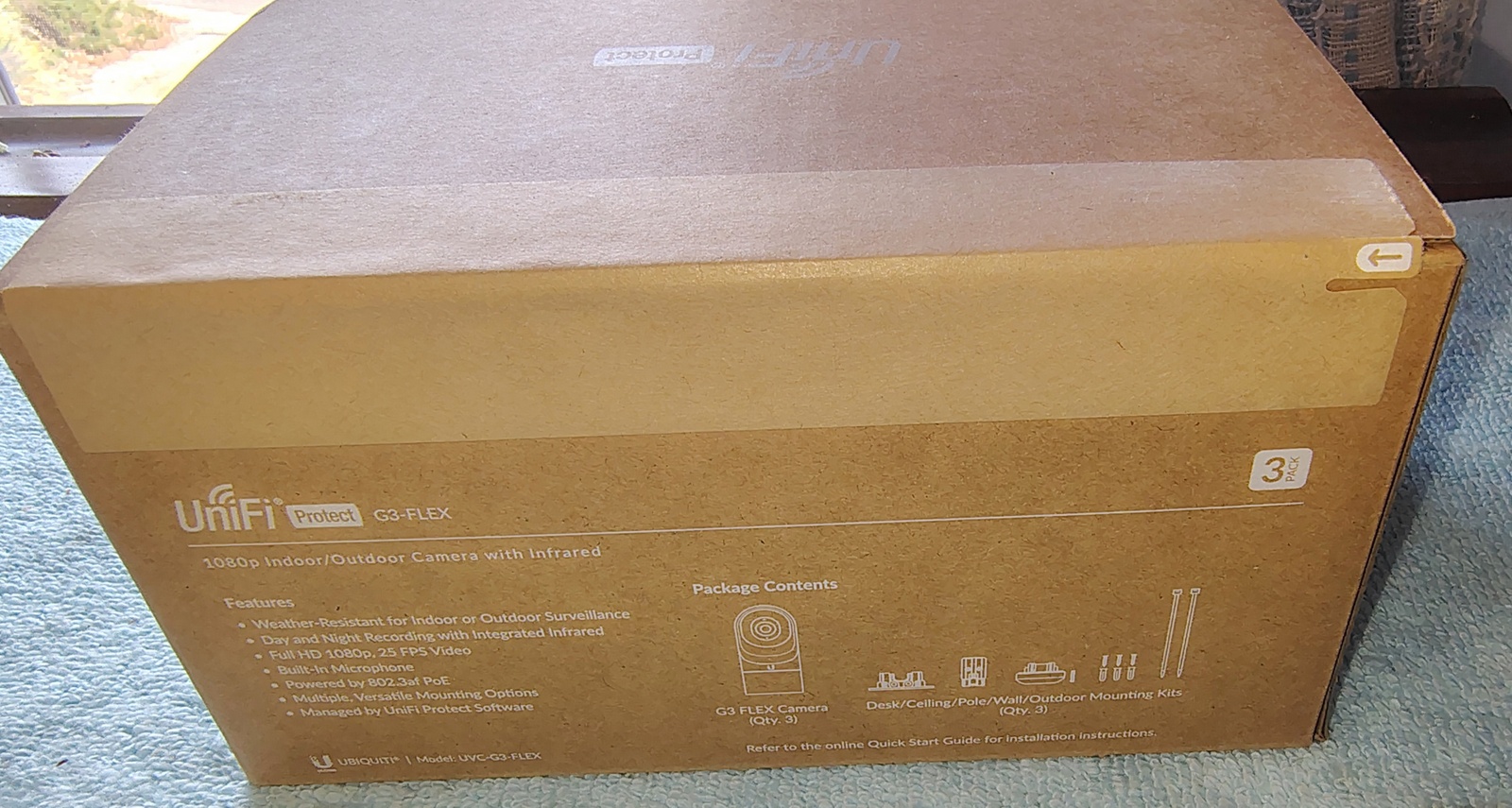 Ubiquiti UVC-G3-FLEX-3 UniFi Protect G3 Flex Camera – New Sealed Box - Image 3
