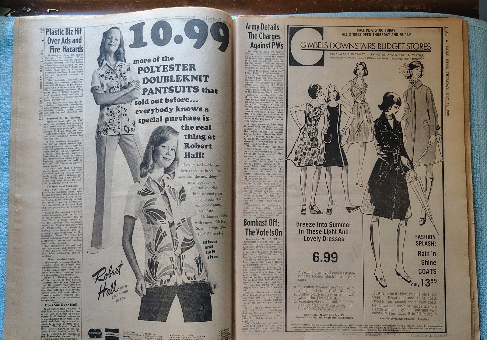 New York Daily News 31 May 1973 Indianapolis 500 Crash Fat Tony Mob Boss Indict - Image 8