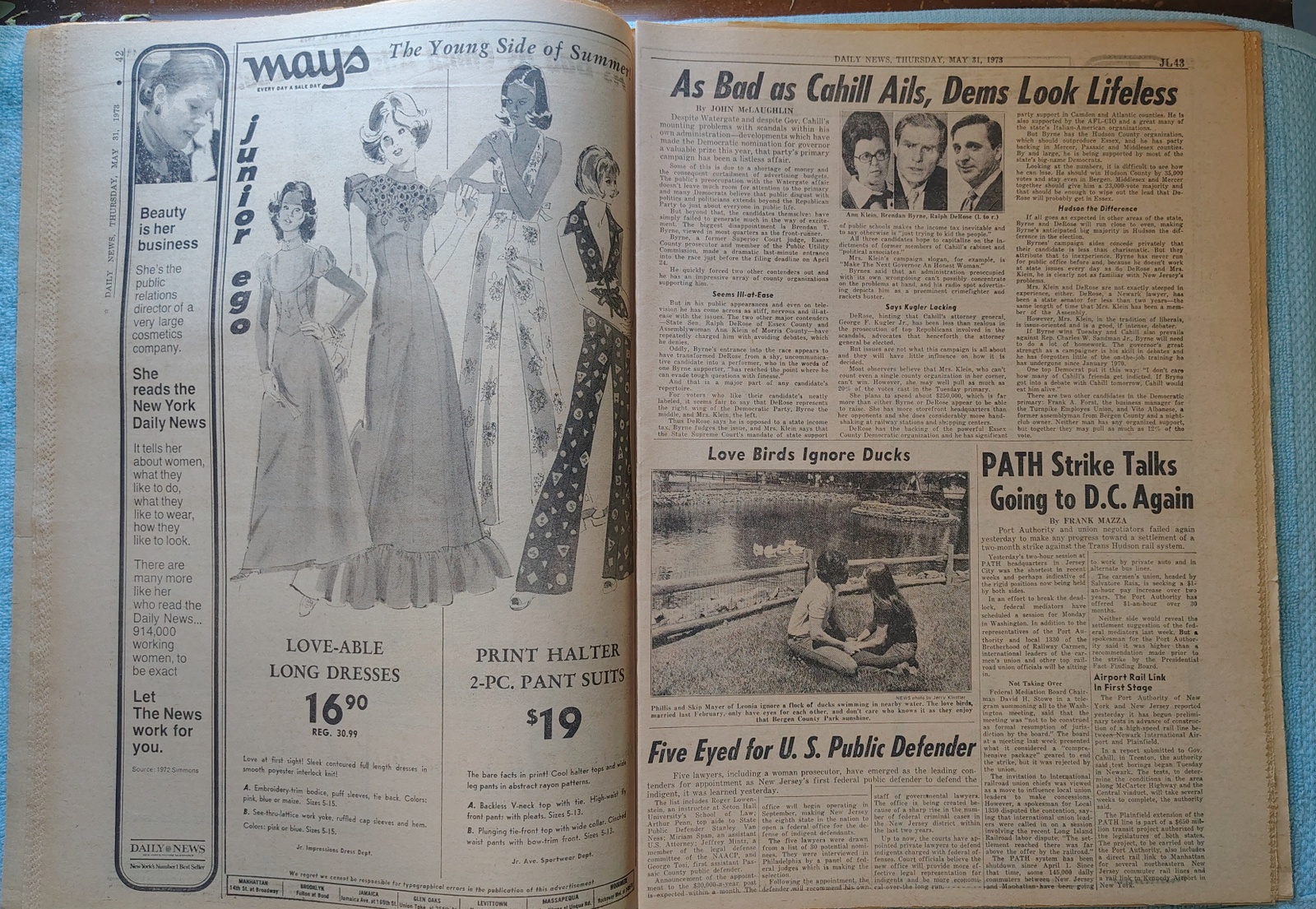 New York Daily News 31 May 1973 Indianapolis 500 Crash Fat Tony Mob Boss Indict - Image 10